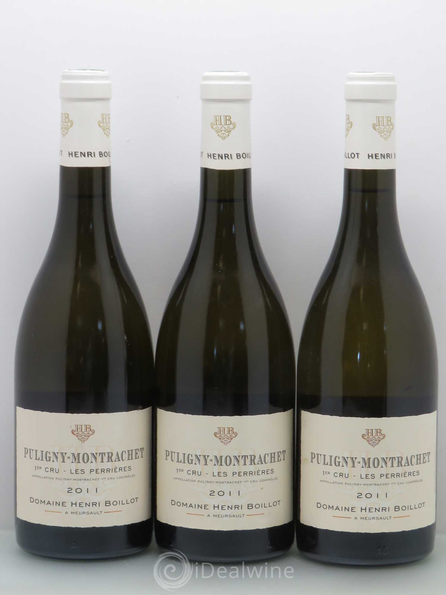 Puligny-Montrachet 1er Cru Perrières Henri Boillot 2011 - Posten von 3 Flaschen - 0