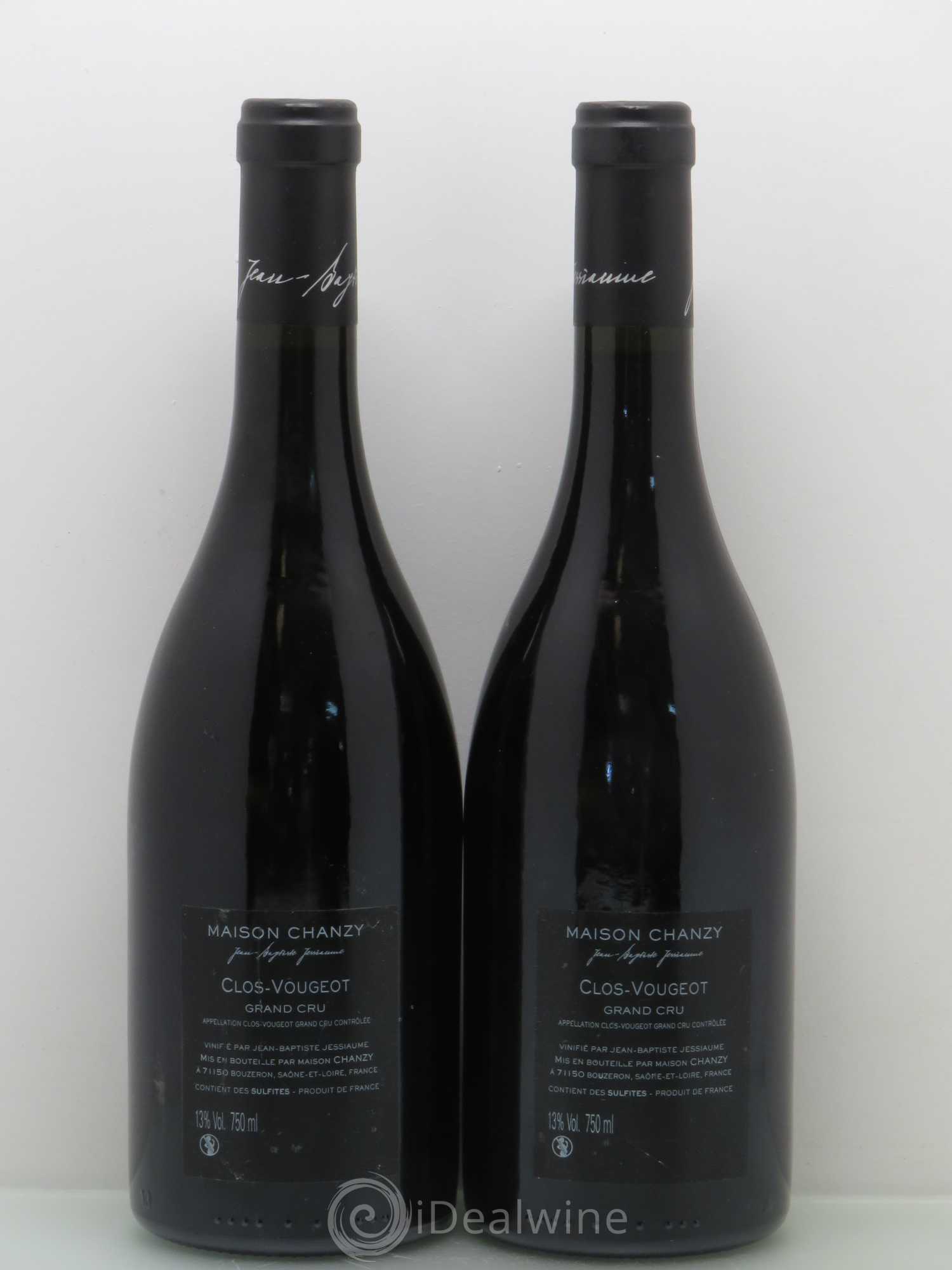 Clos de Vougeot Grand Cru Maison Chanzy 2014 - Lot de 2 bouteilles - 1