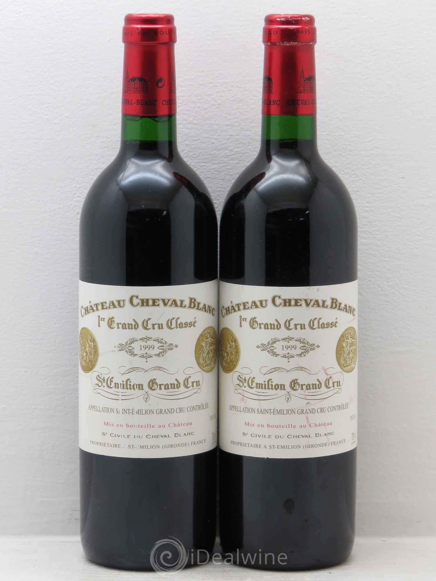 Château Cheval Blanc 1er Grand Cru Classé A 1999 - Lot de 2 bouteilles - 0