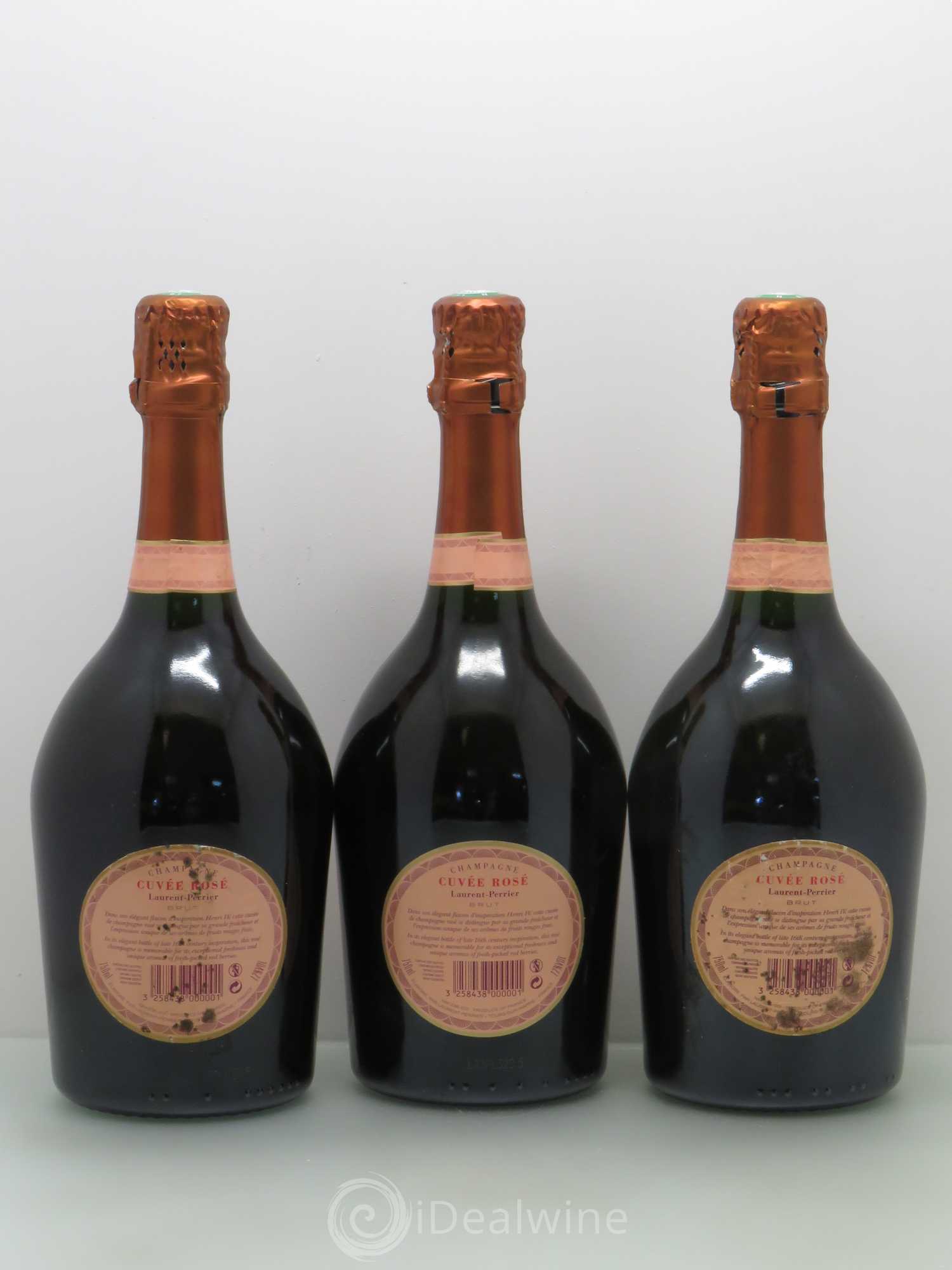 Rosé Brut Laurent Perrier - Lot de 3 bouteilles - 1