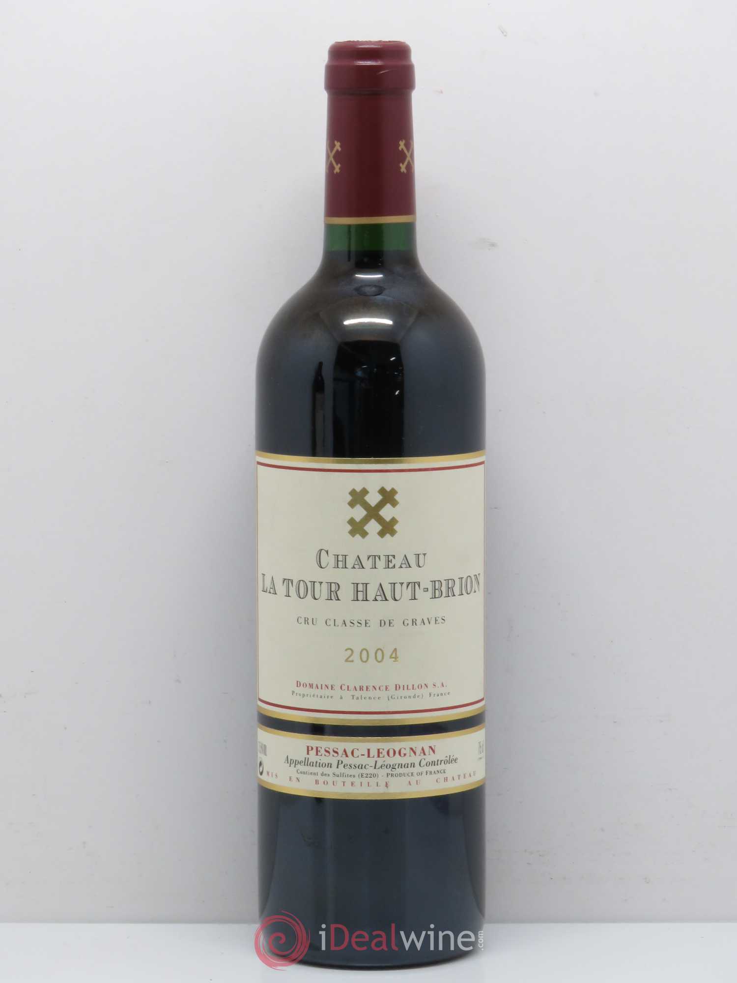 Château la Tour Haut-Brion Cru Classé de Graves 2004 - Lot de 1 bouteille - 0