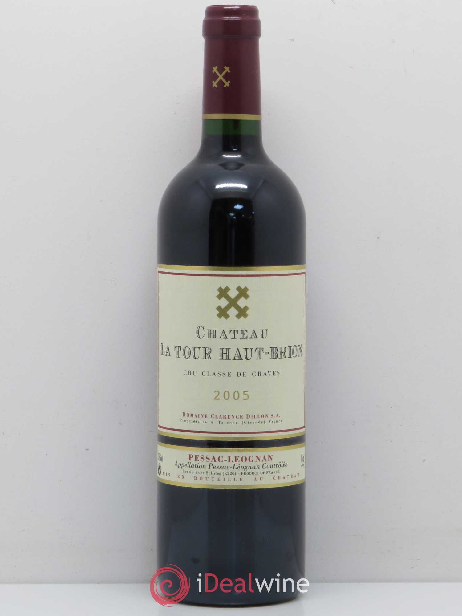 Château la Tour Haut-Brion Cru Classé de Graves 2005 - Lot de 1 bouteille - 0
