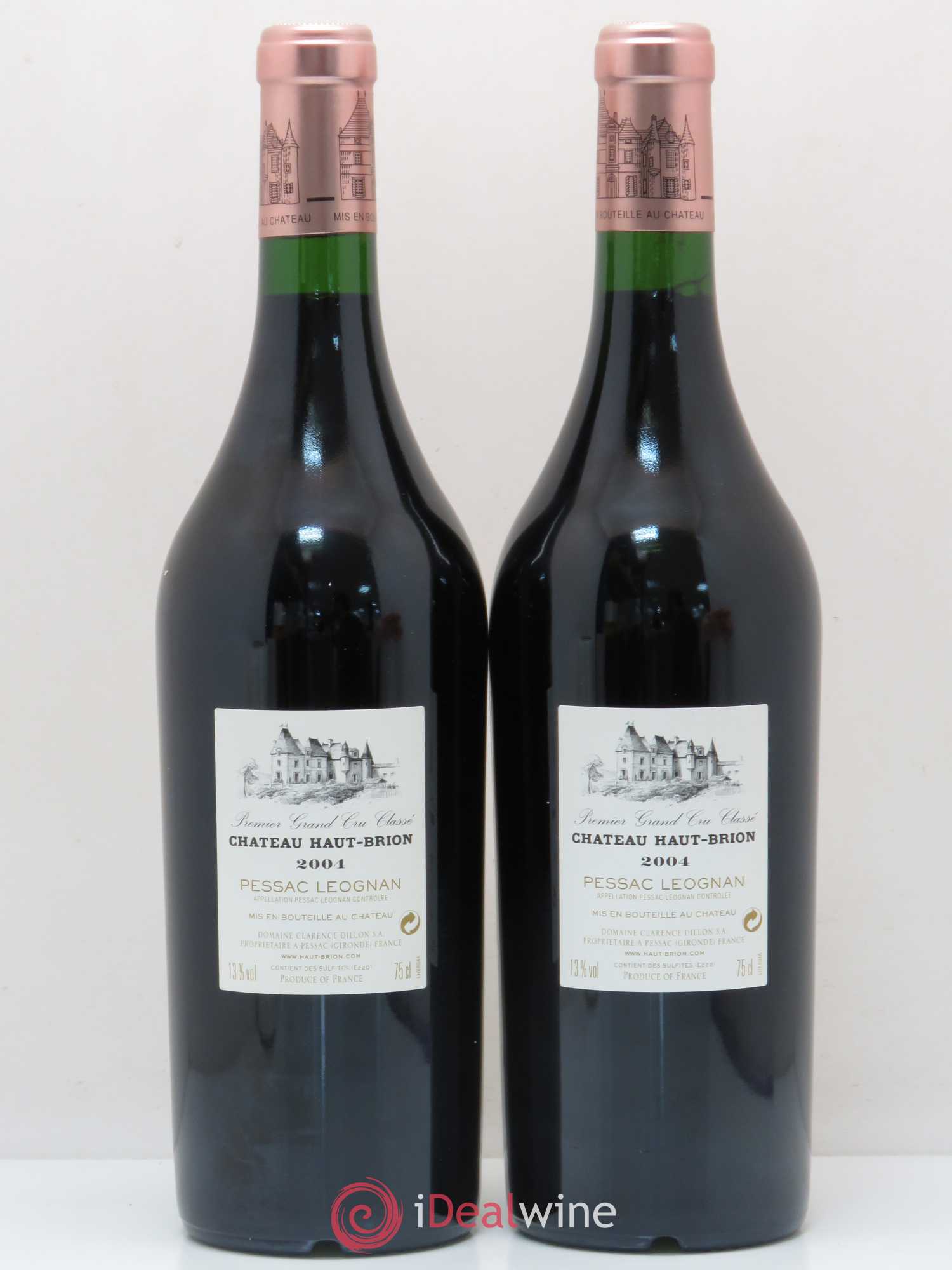 Château Haut Brion 1er Grand Cru Classé 2004 - Lot de 2 bouteilles - 1