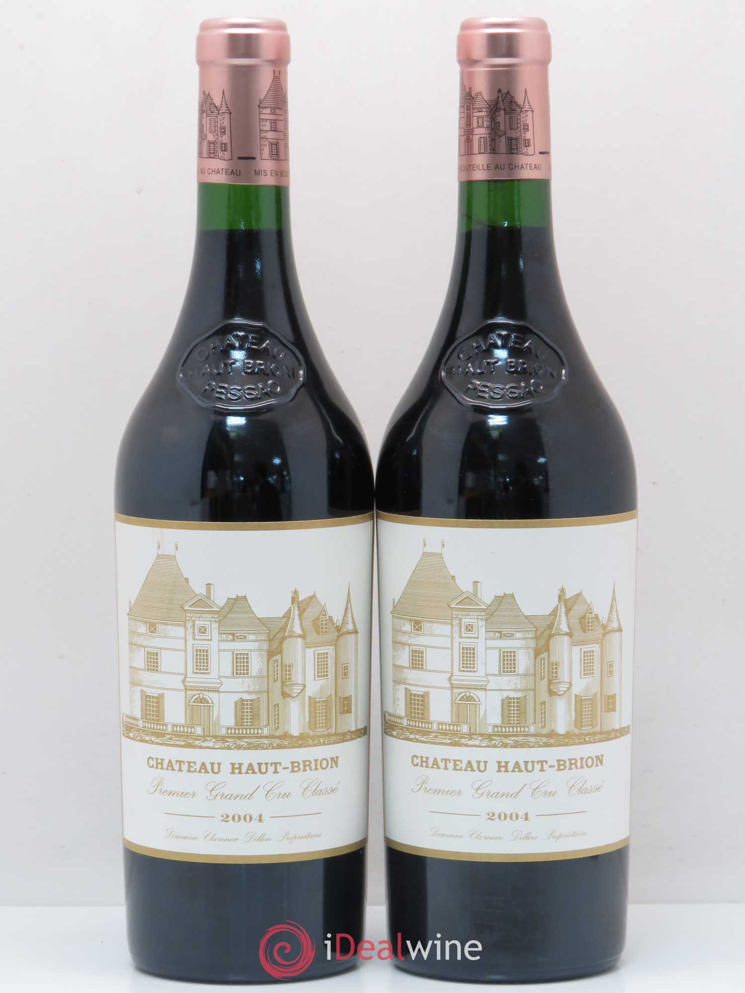 Château Haut Brion 1er Grand Cru Classé 2004 - Lot de 2 bouteilles - 0