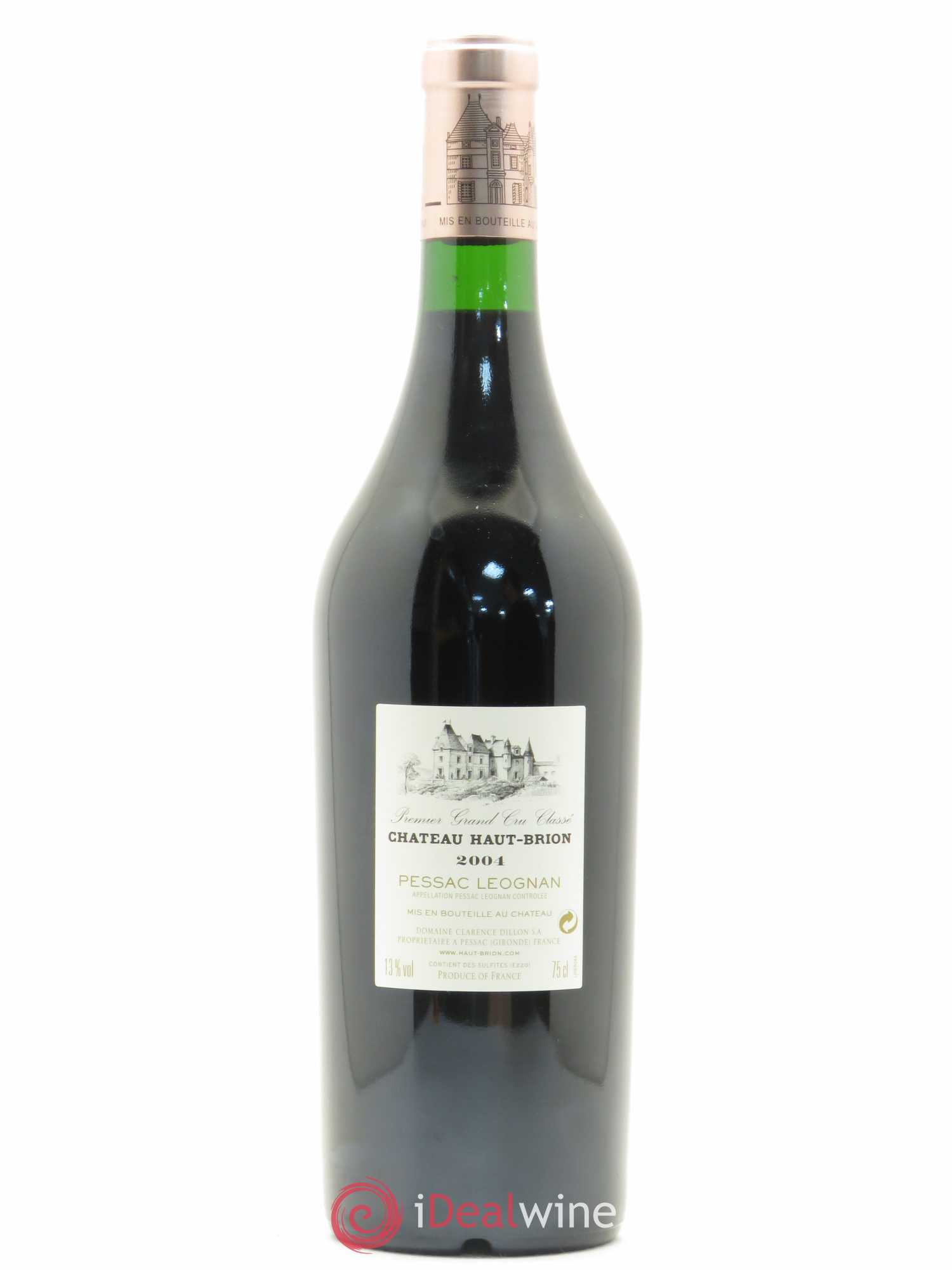 Château Haut Brion 1er Grand Cru Classé 2004 - Lot de 1 bouteille - 1