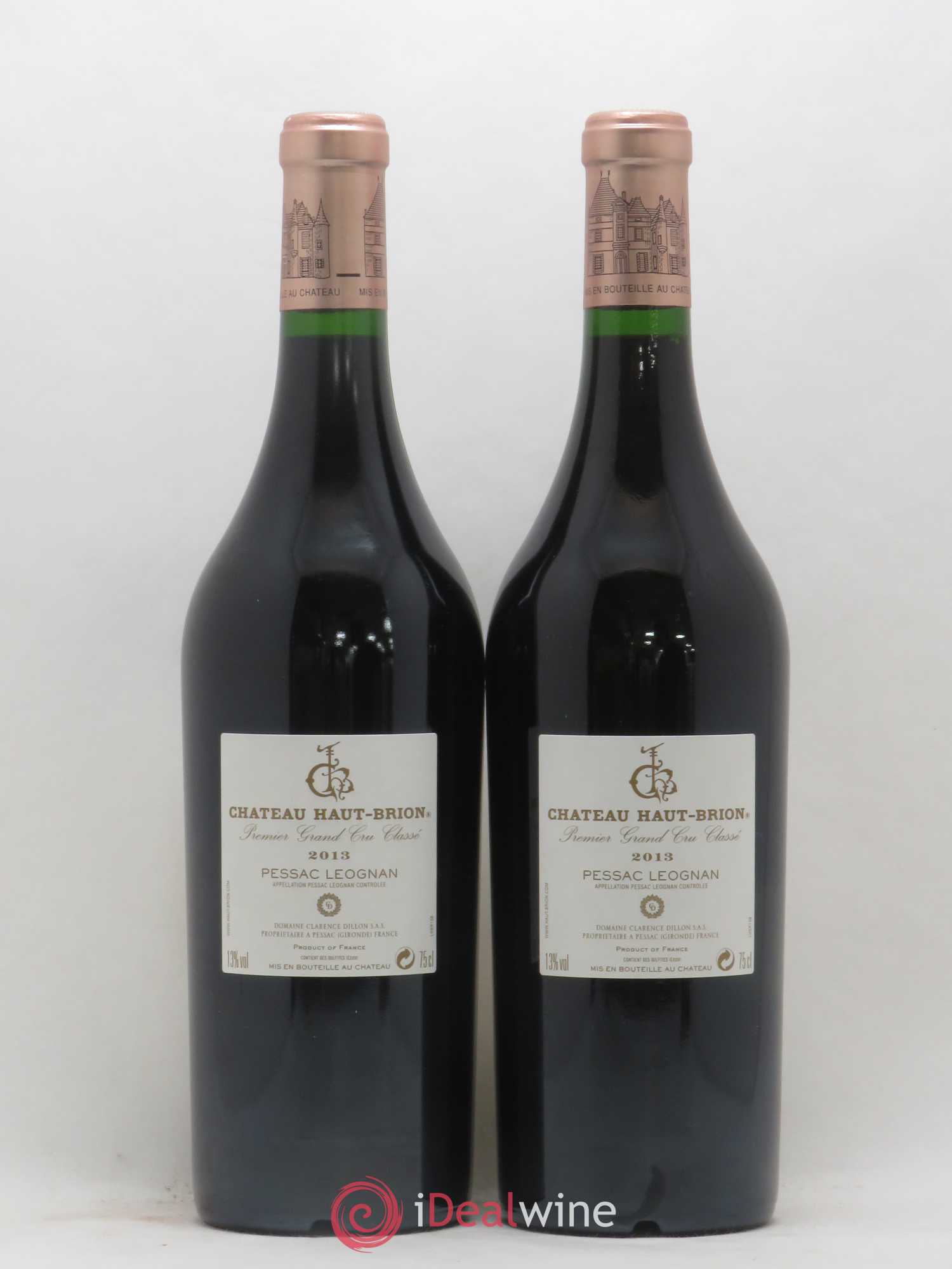 Château Haut Brion 1er Grand Cru Classé 2013 - Lot de 2 bouteilles - 1