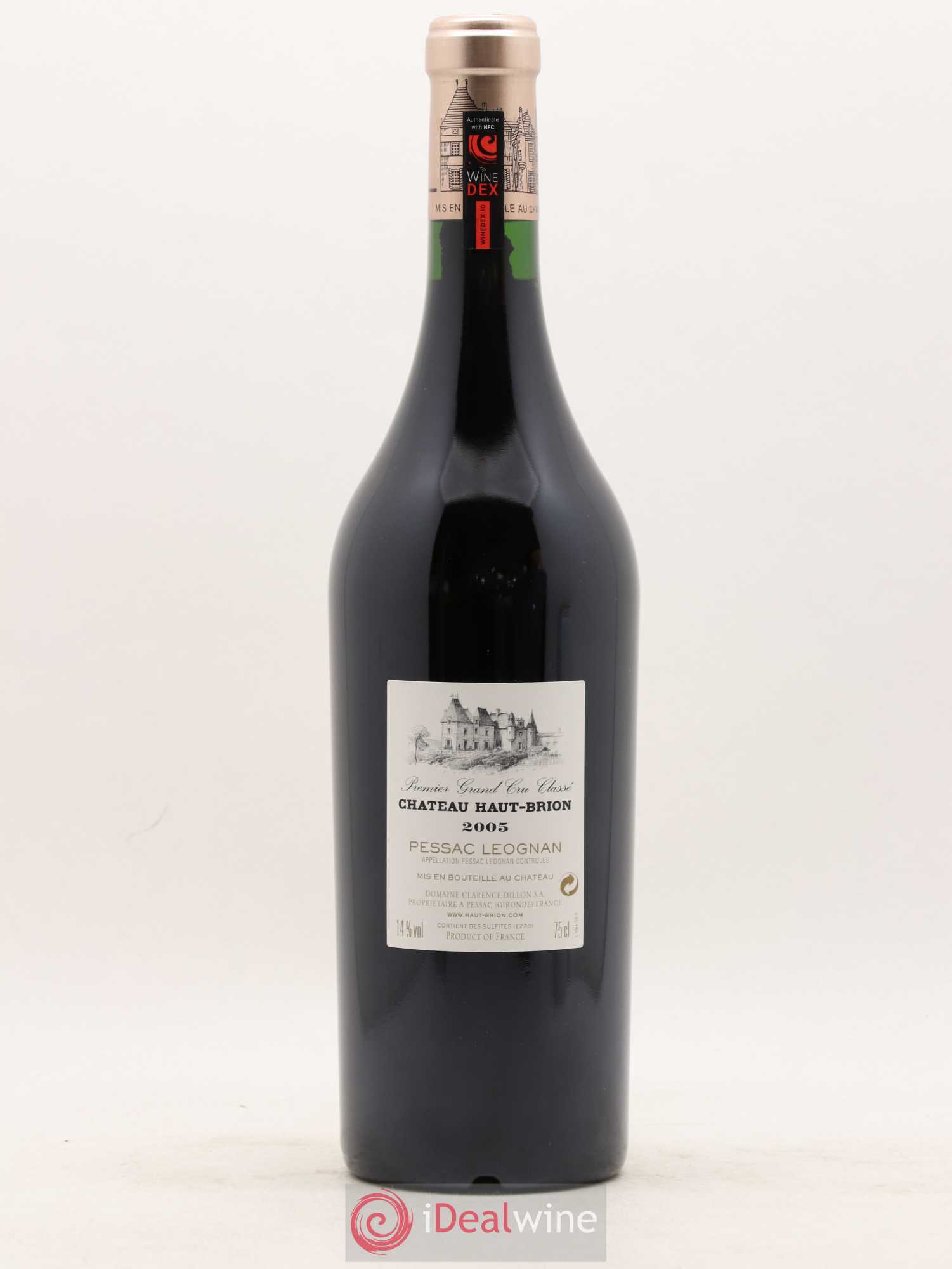 Château Haut Brion 1er Grand Cru Classé 2005 - Lot de 1 bouteille - 1