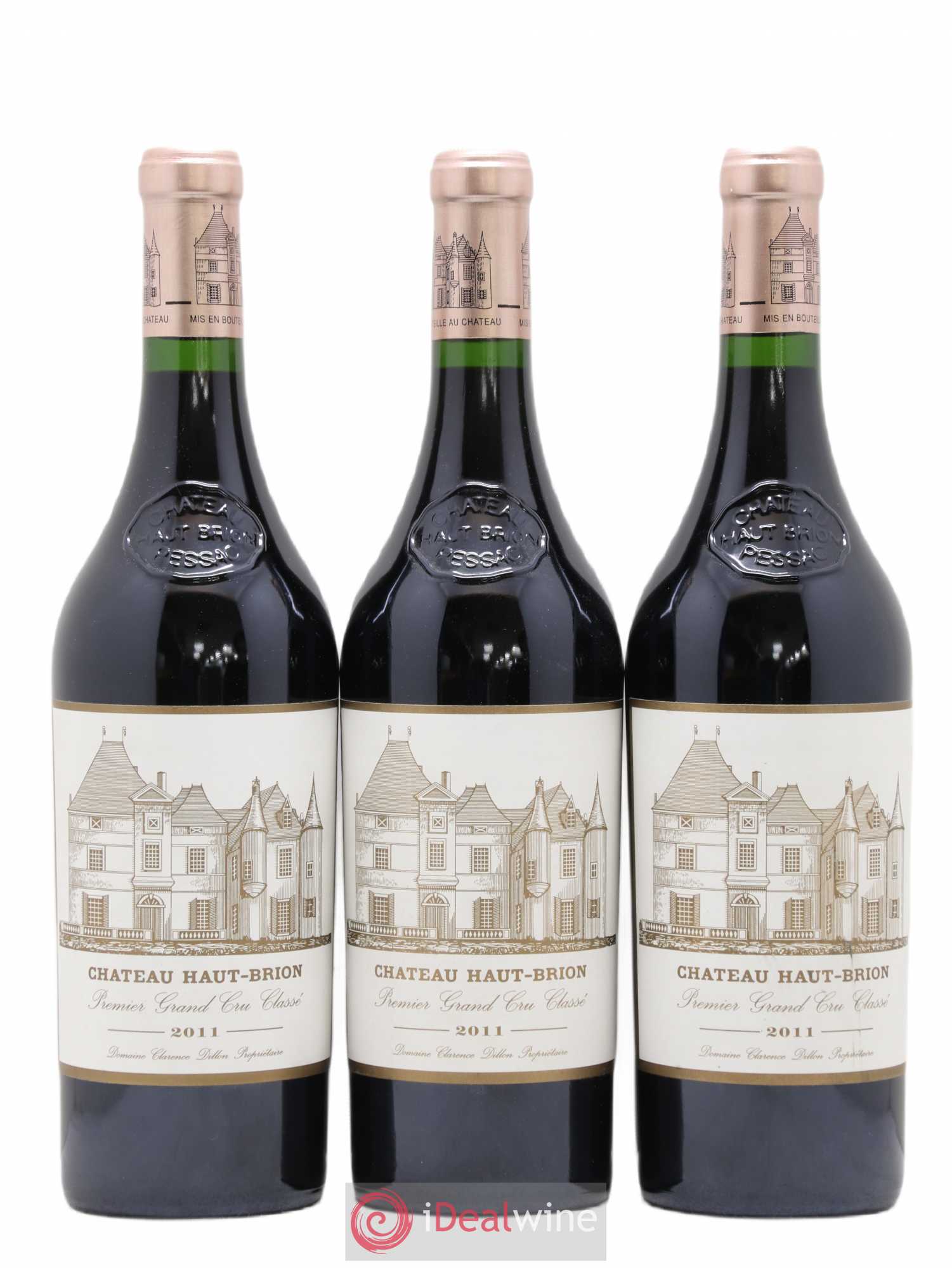 Château Haut Brion 1er Grand Cru Classé 2011 - Lot de 3 bouteilles - 0