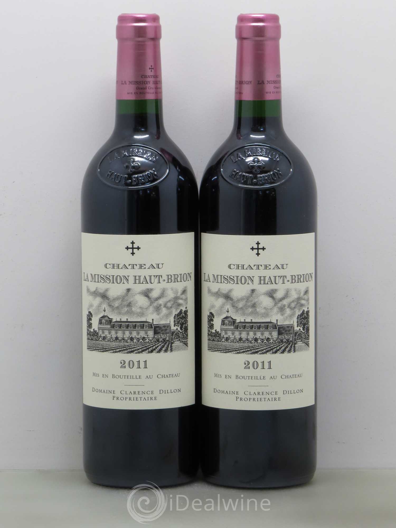 Château la Mission Haut-Brion Cru Classé de Graves 2011 - Lot de 2 bouteilles - 0