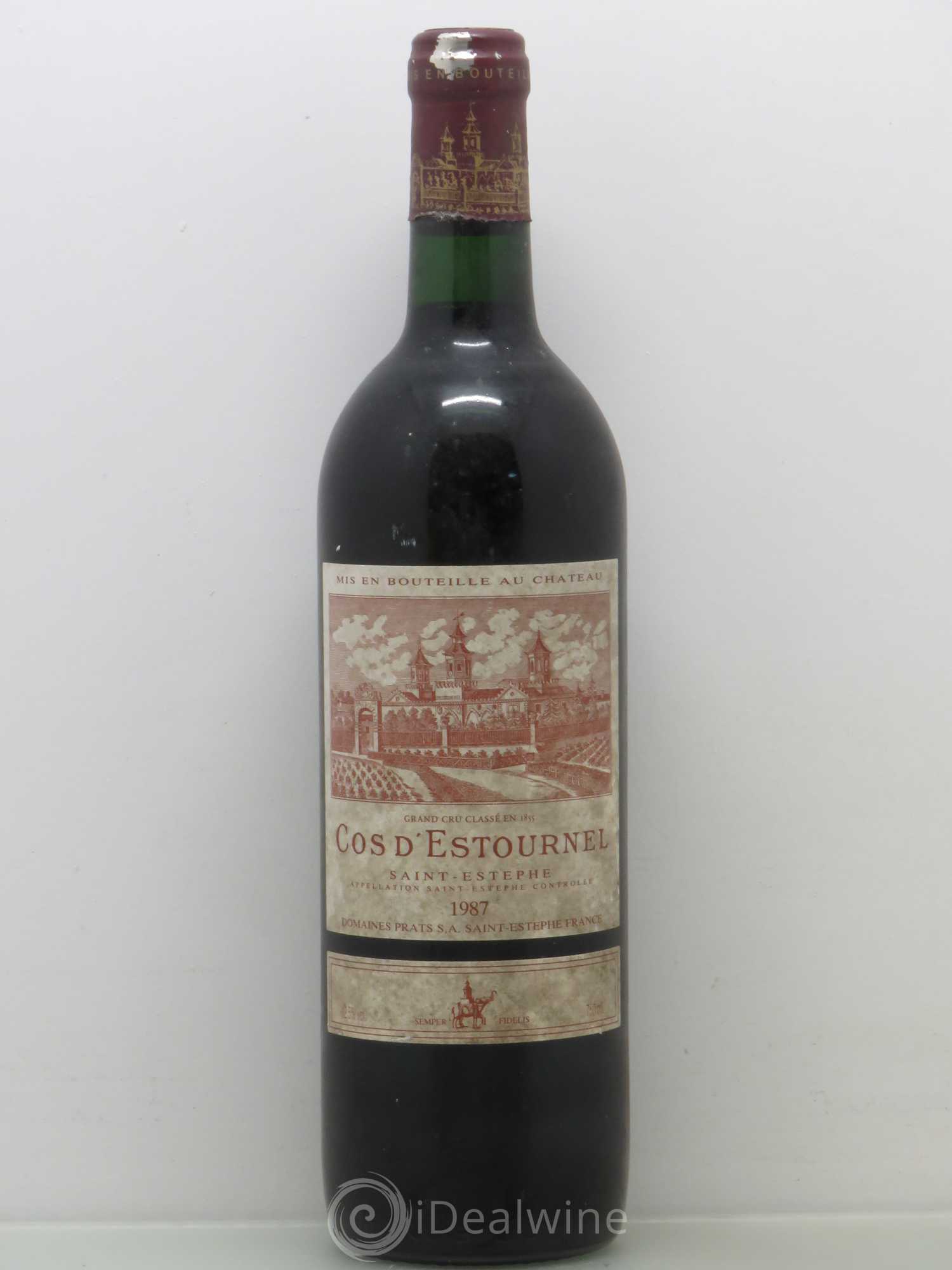 Cos d'Estournel 2ème Grand Cru Classé 1987 - Lot de 1 bouteille - 0