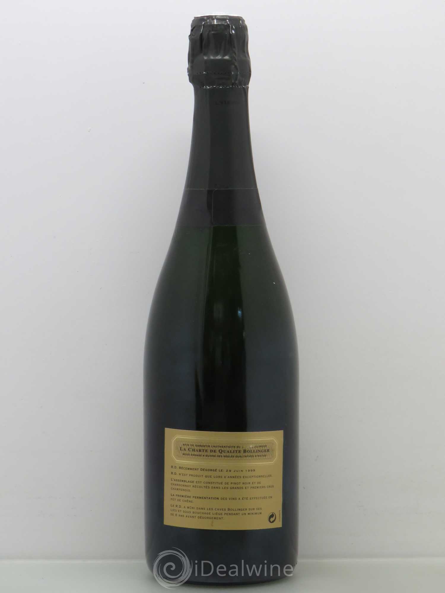 R.D. Extra-Brut Bollinger 1988 - Lot de 1 bouteille - 1