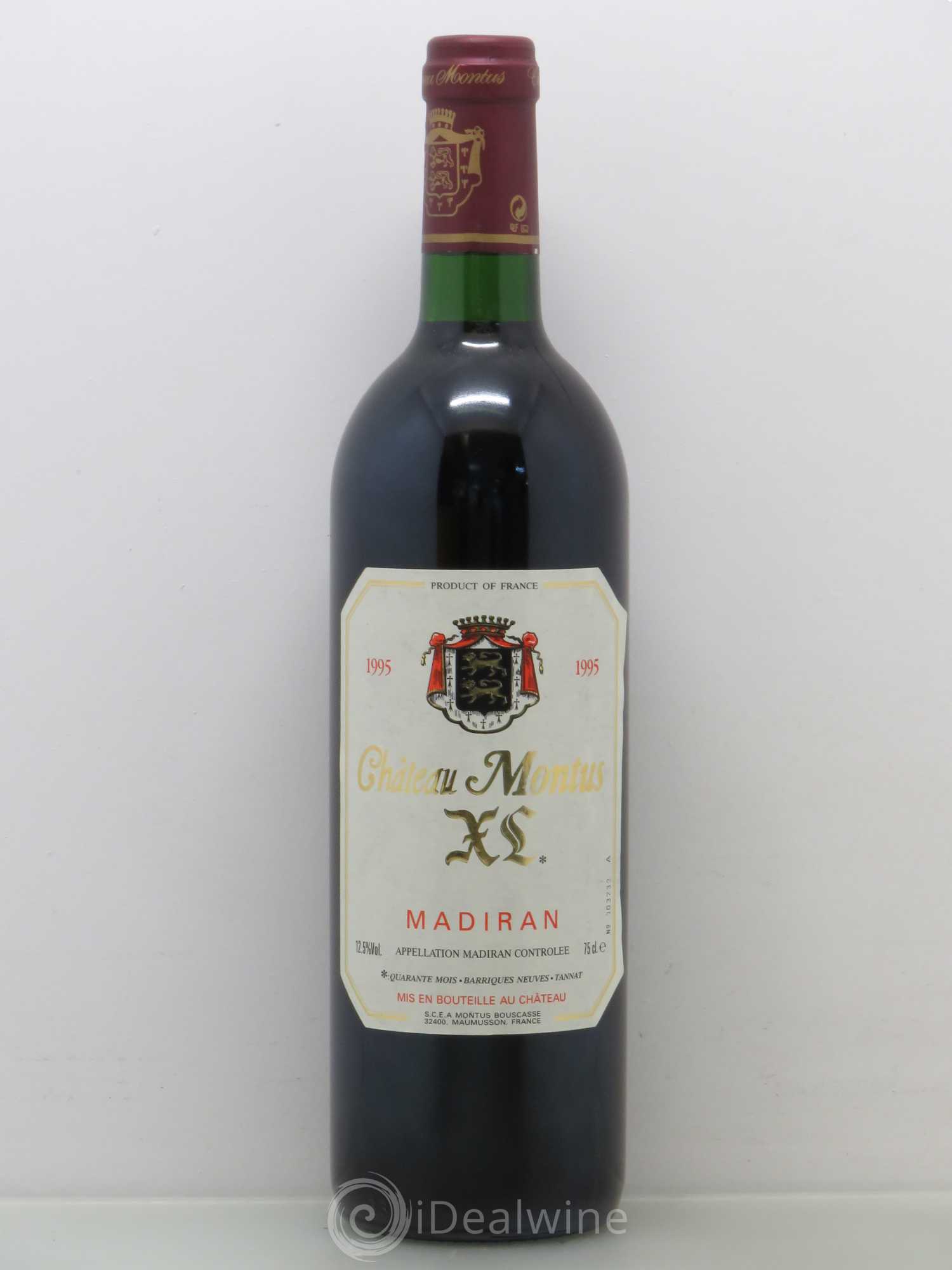 Madiran Montus-XL Alain Brumont 1995 - Lot de 1 bouteille - 0