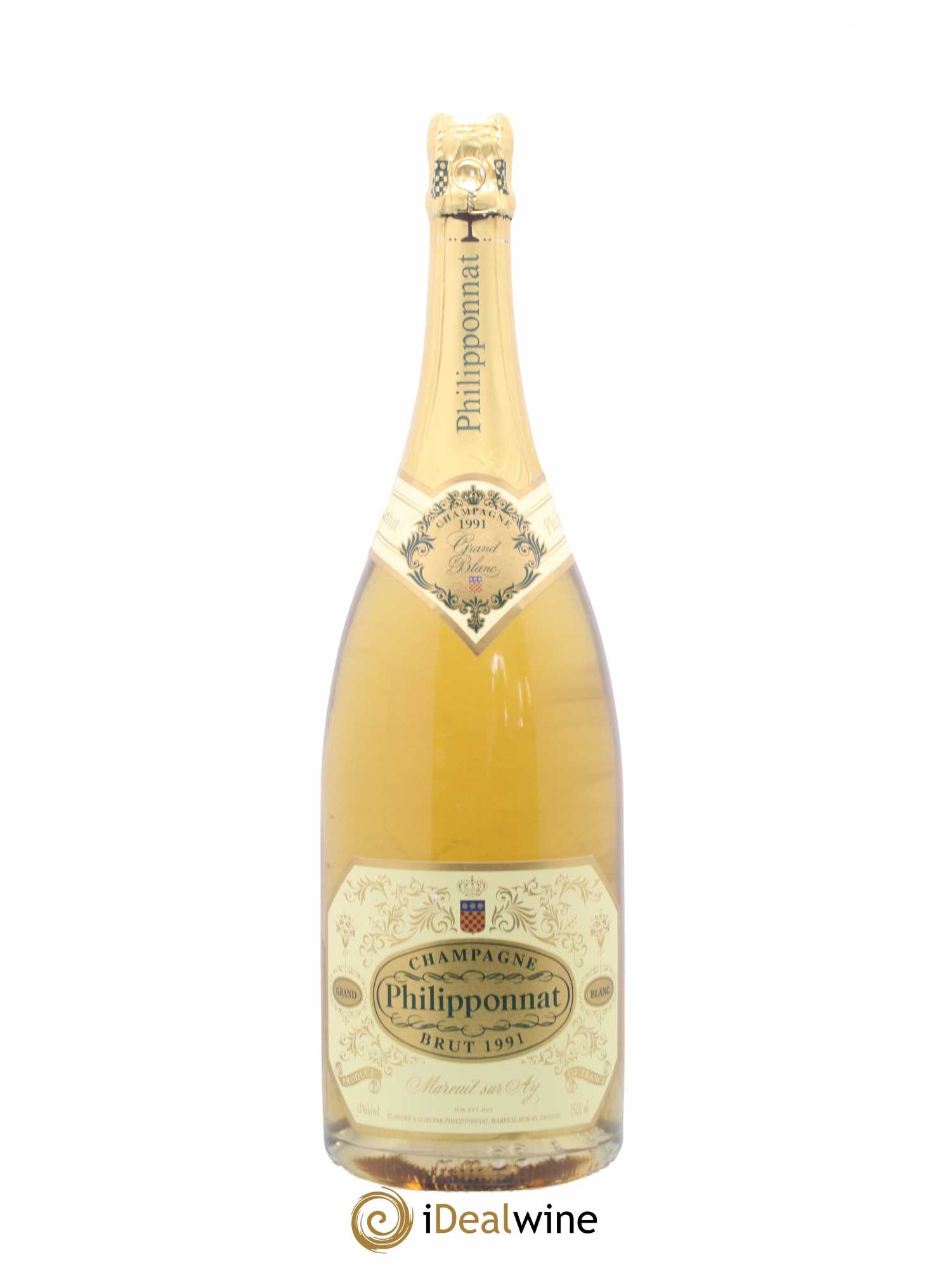 Grand Blanc Extra-Brut Philipponnat 1991 - Lot de 1 magnum - 0