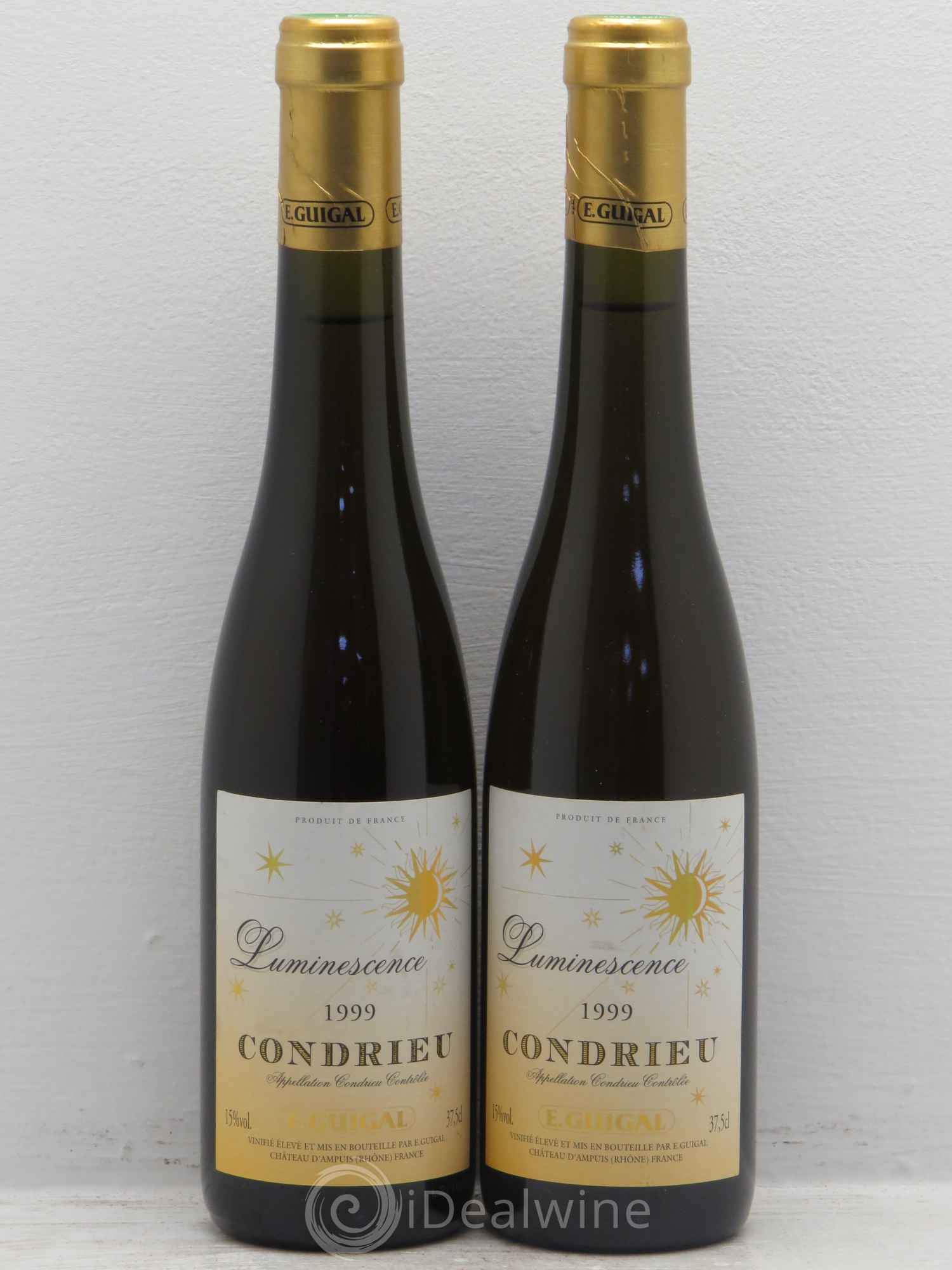Condrieu Luminescence Guigal 1999 - Posten von 2 Demi-Flaschen - 0