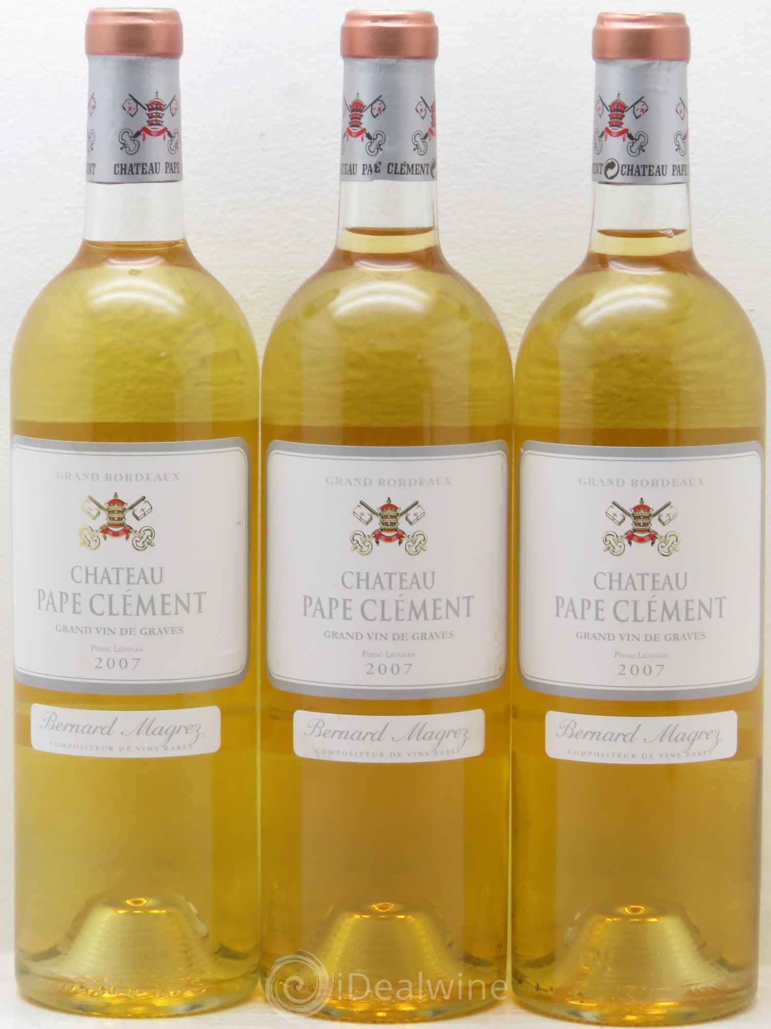 Château Pape Clément 2007 - Lot de 3 bouteilles - 0