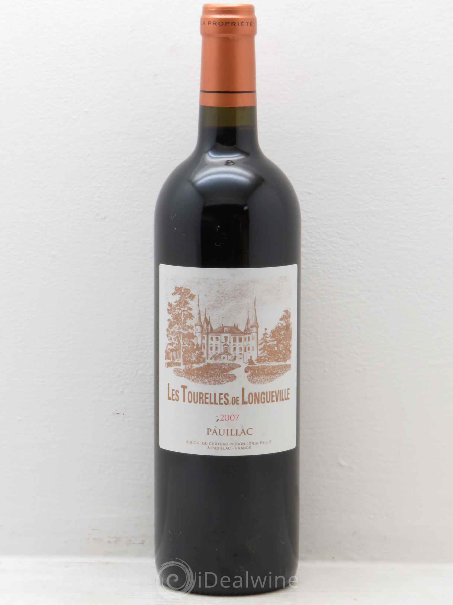 Les Tourelles de Longueville Second Vin 2007 - Lot de 1 bouteille - 0