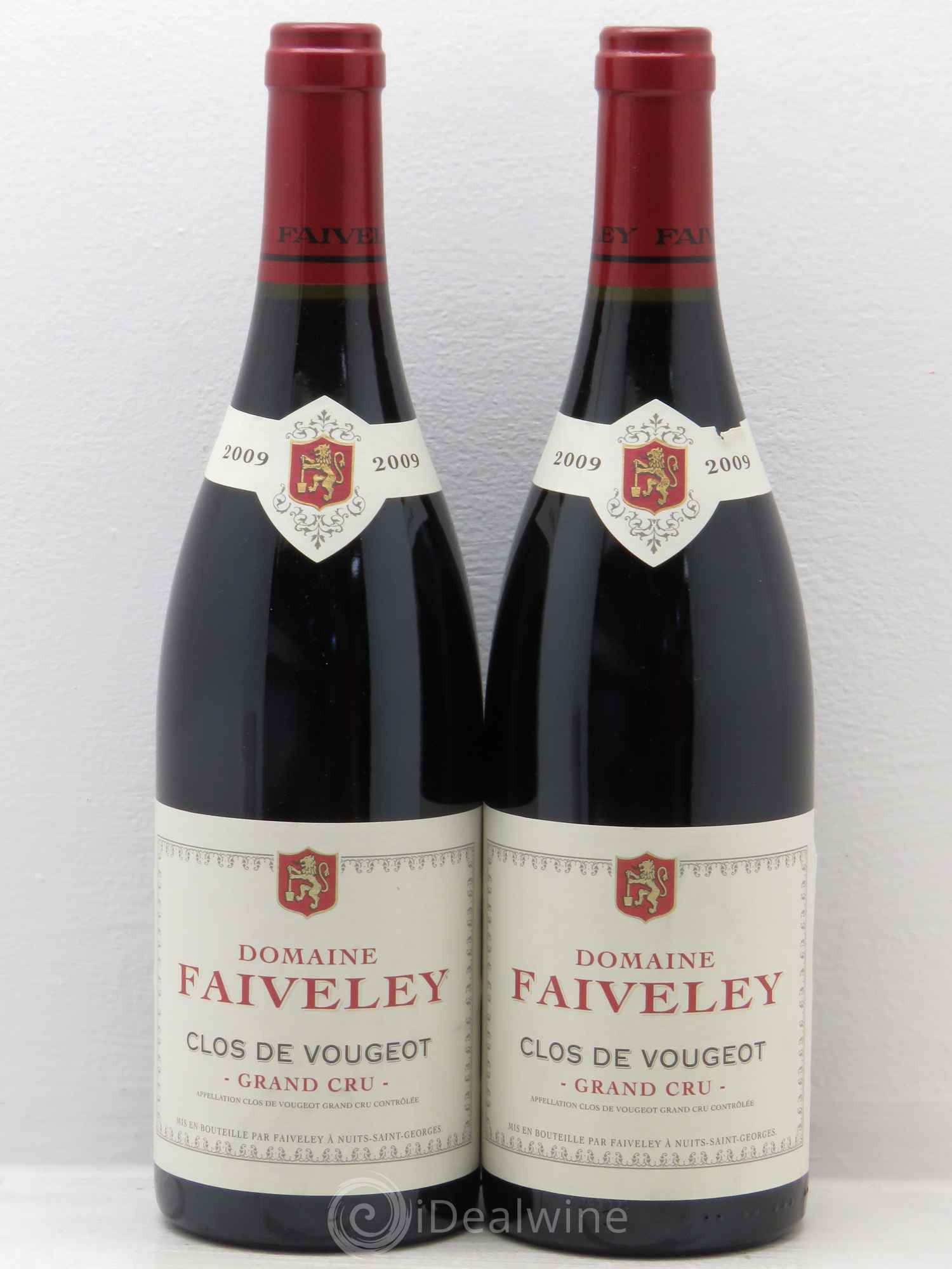 Clos de Vougeot Grand Cru Faiveley 2009 - Lot de 2 bouteilles - 0