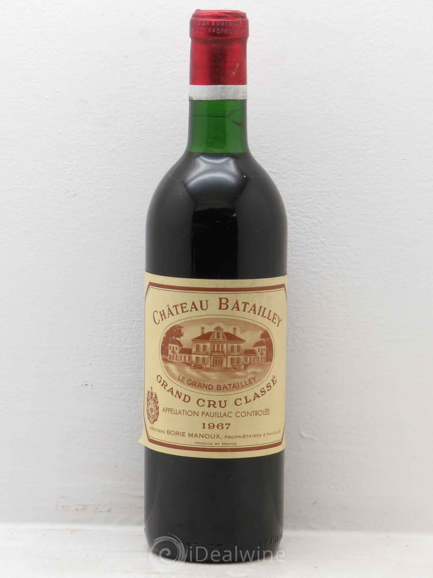 Château Batailley 5ème Grand Cru Classé 1967 - Lot de 1 bouteille - 0