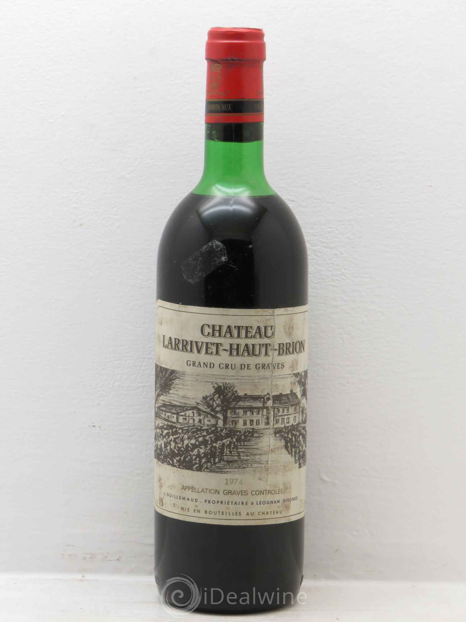 Château Larrivet Haut-Brion 1974 - Lot de 1 bouteille - 0