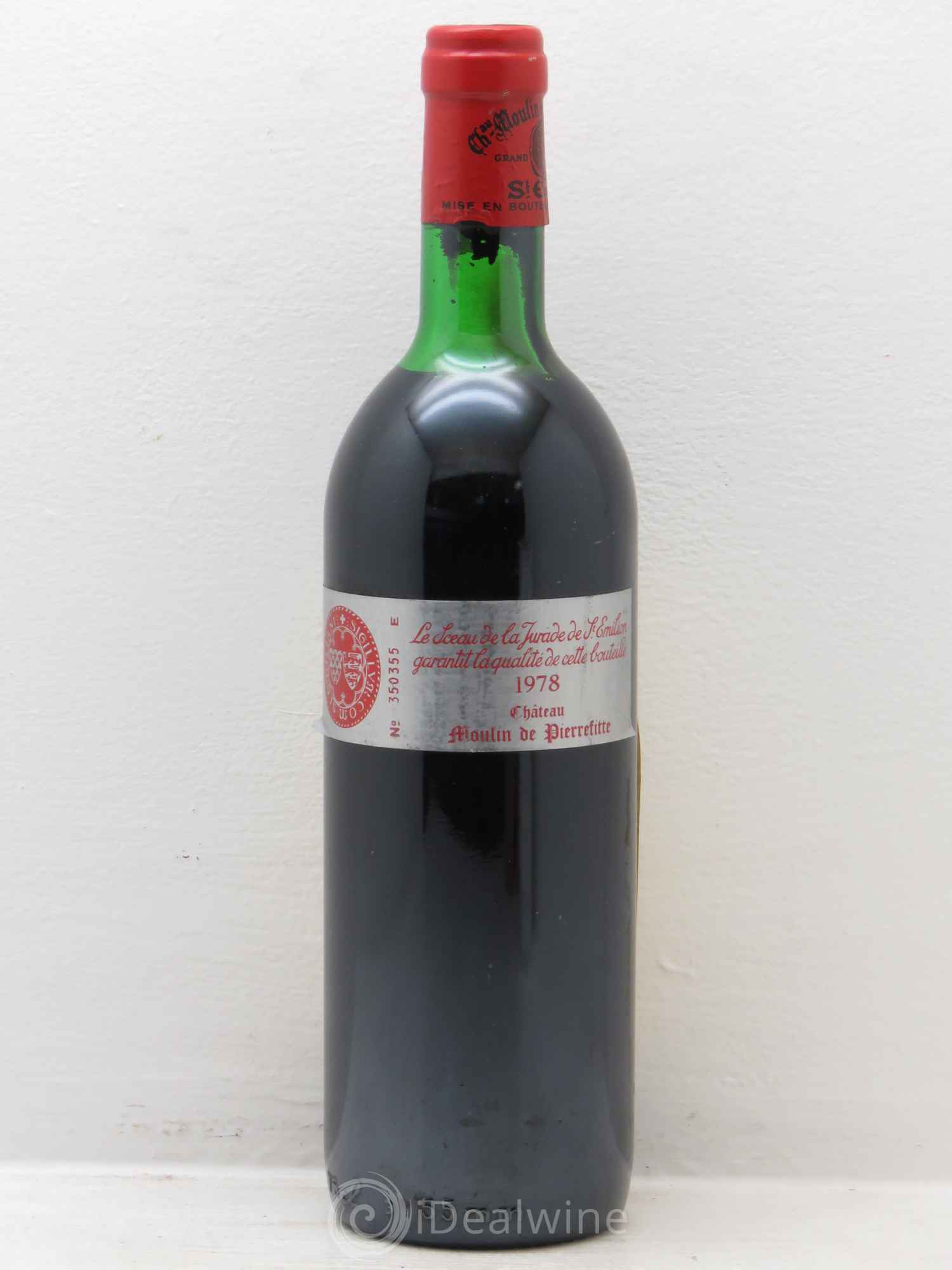 Saint-Émilion Moulin de Pierrefitte (sans prix de réserve) 1978 - Posten von 1 Flasche - 1