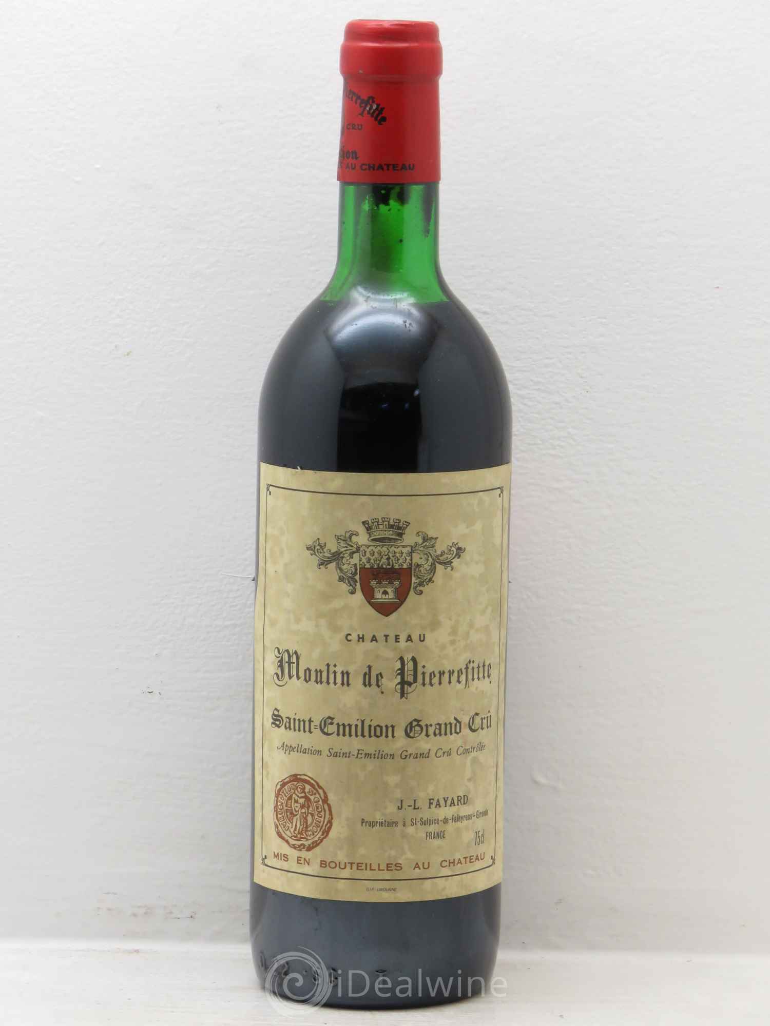 Saint-Émilion Moulin de Pierrefitte (sans prix de réserve) 1978 - Posten von 1 Flasche - 0