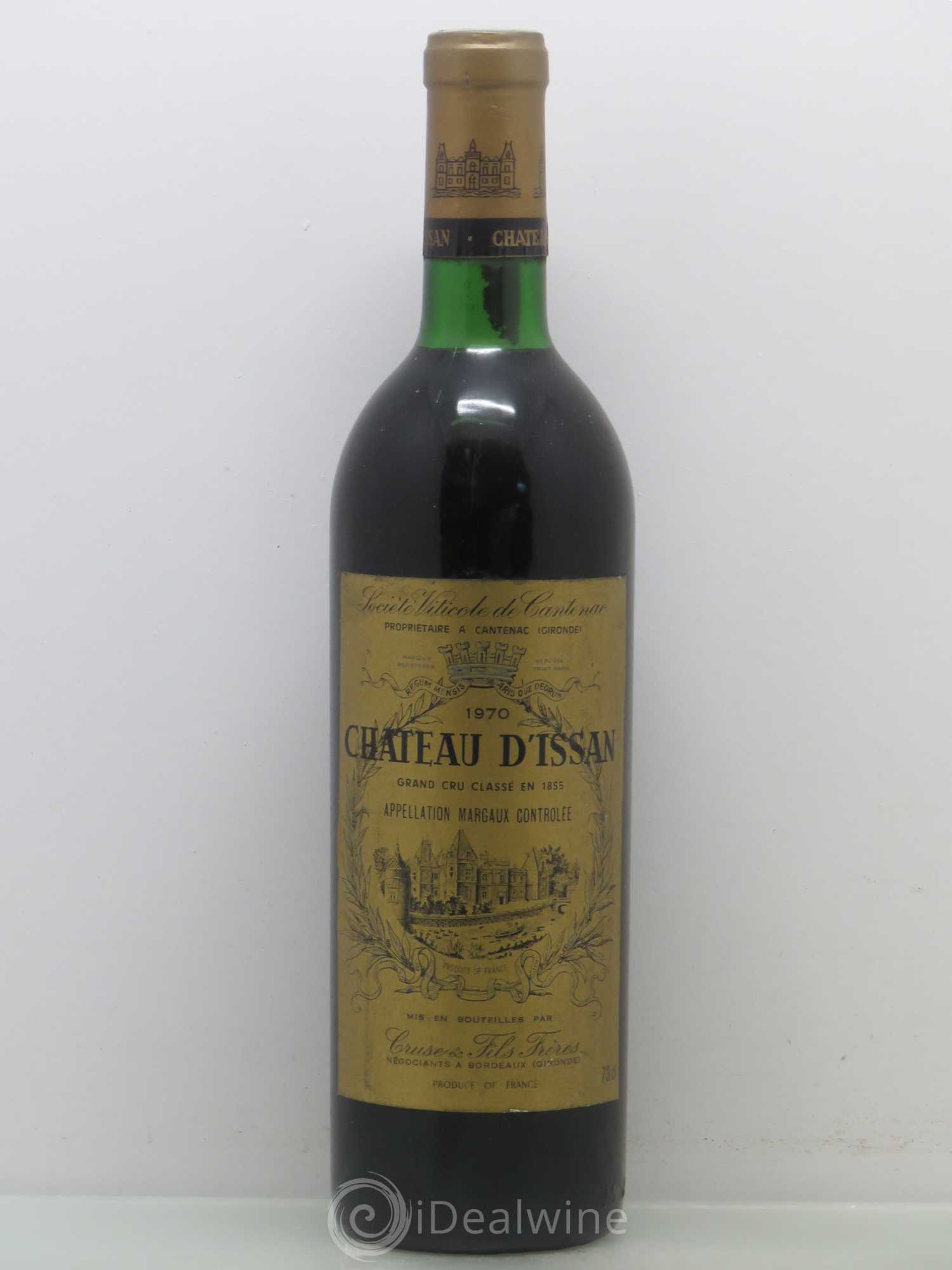 Château d'Issan 3ème Grand Cru Classé 1970 - Lot de 1 bouteille - 0