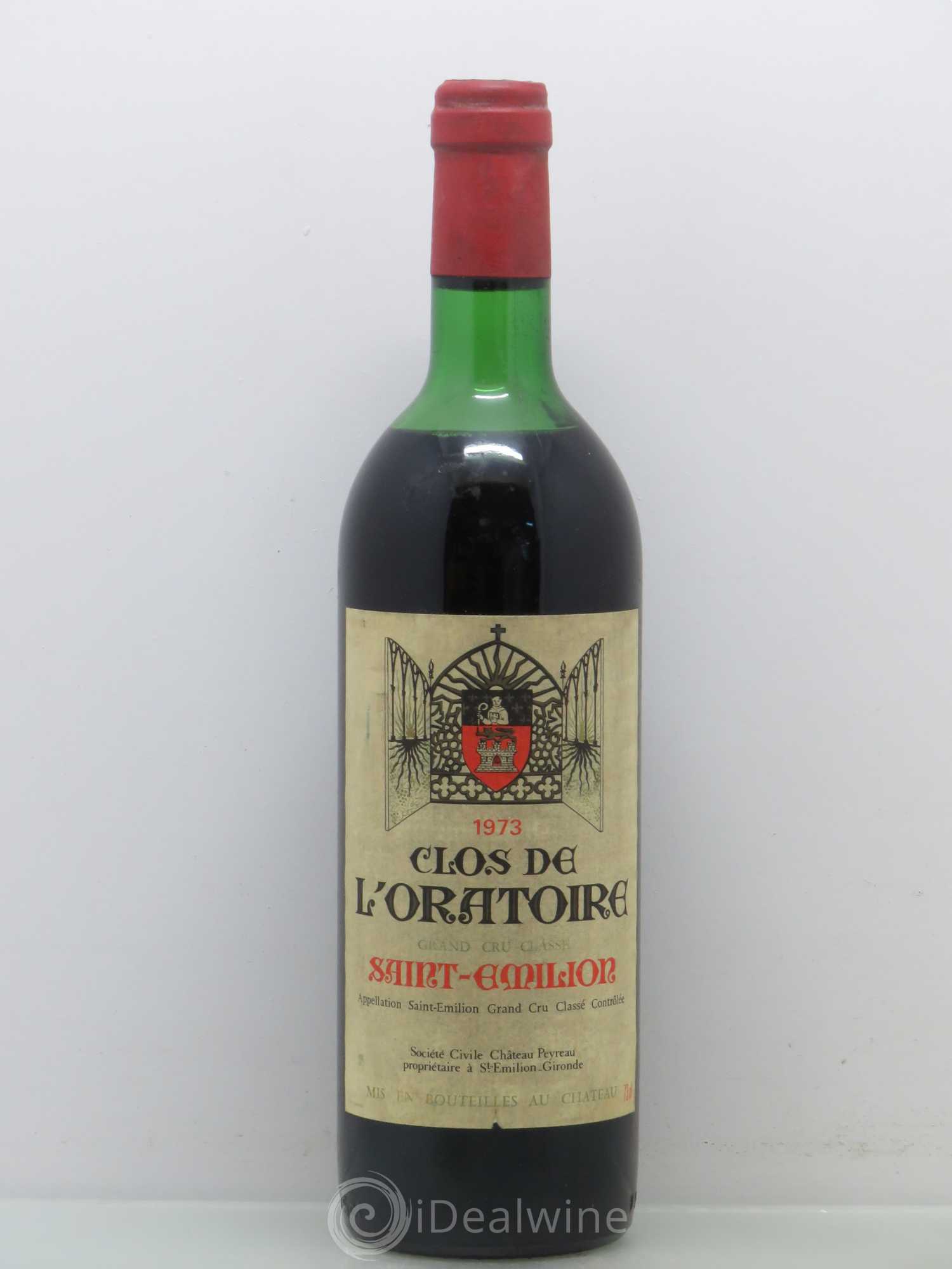 Clos de l'Oratoire Grand Cru Classé 1973 - Lot de 1 bouteille - 0