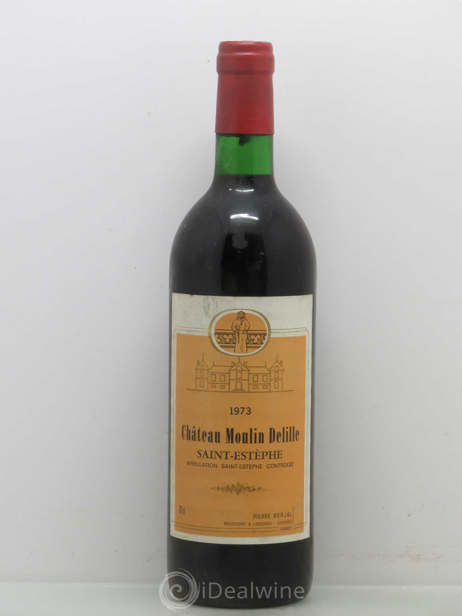 Bordeaux Moulin Delille 1973 - Posten von 1 Flasche - 0