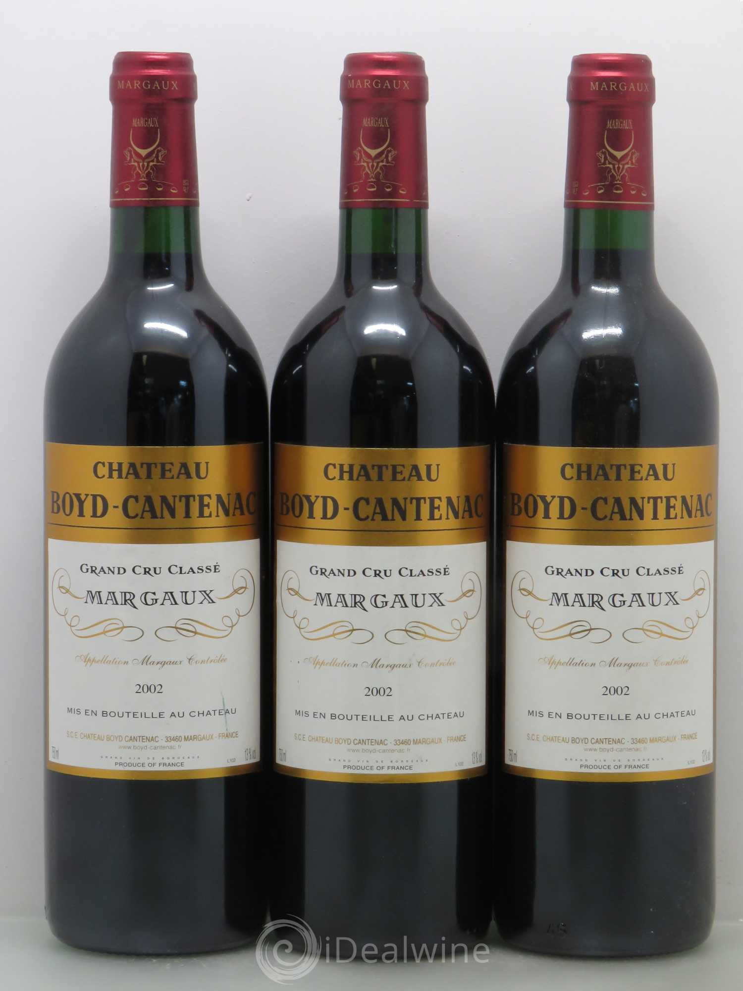 Château Boyd Cantenac 3ème Grand Cru Classé 2002 - Lot de 6 bouteilles - 2