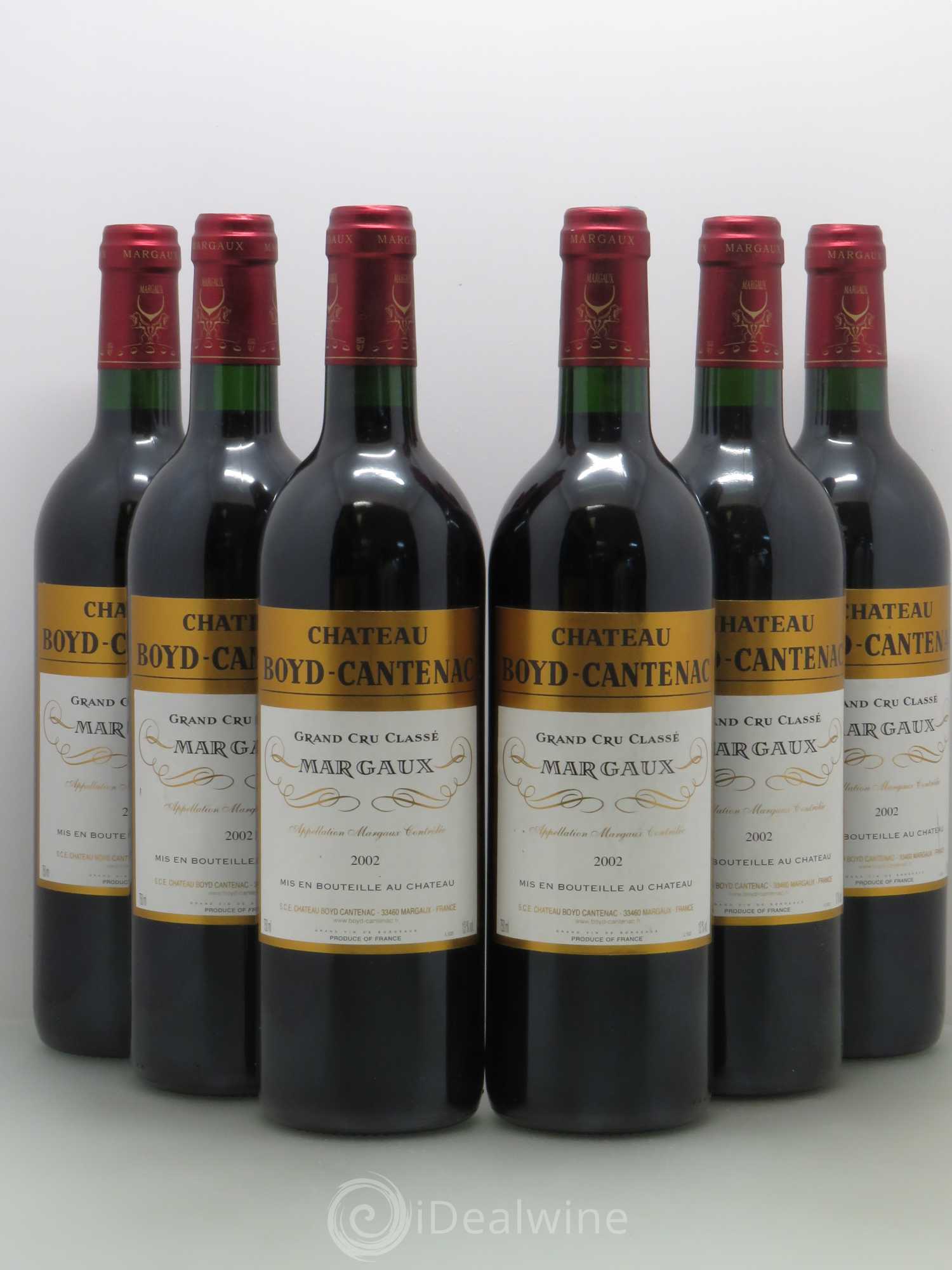 Château Boyd Cantenac 3ème Grand Cru Classé 2002 - Lot de 6 bouteilles - 0