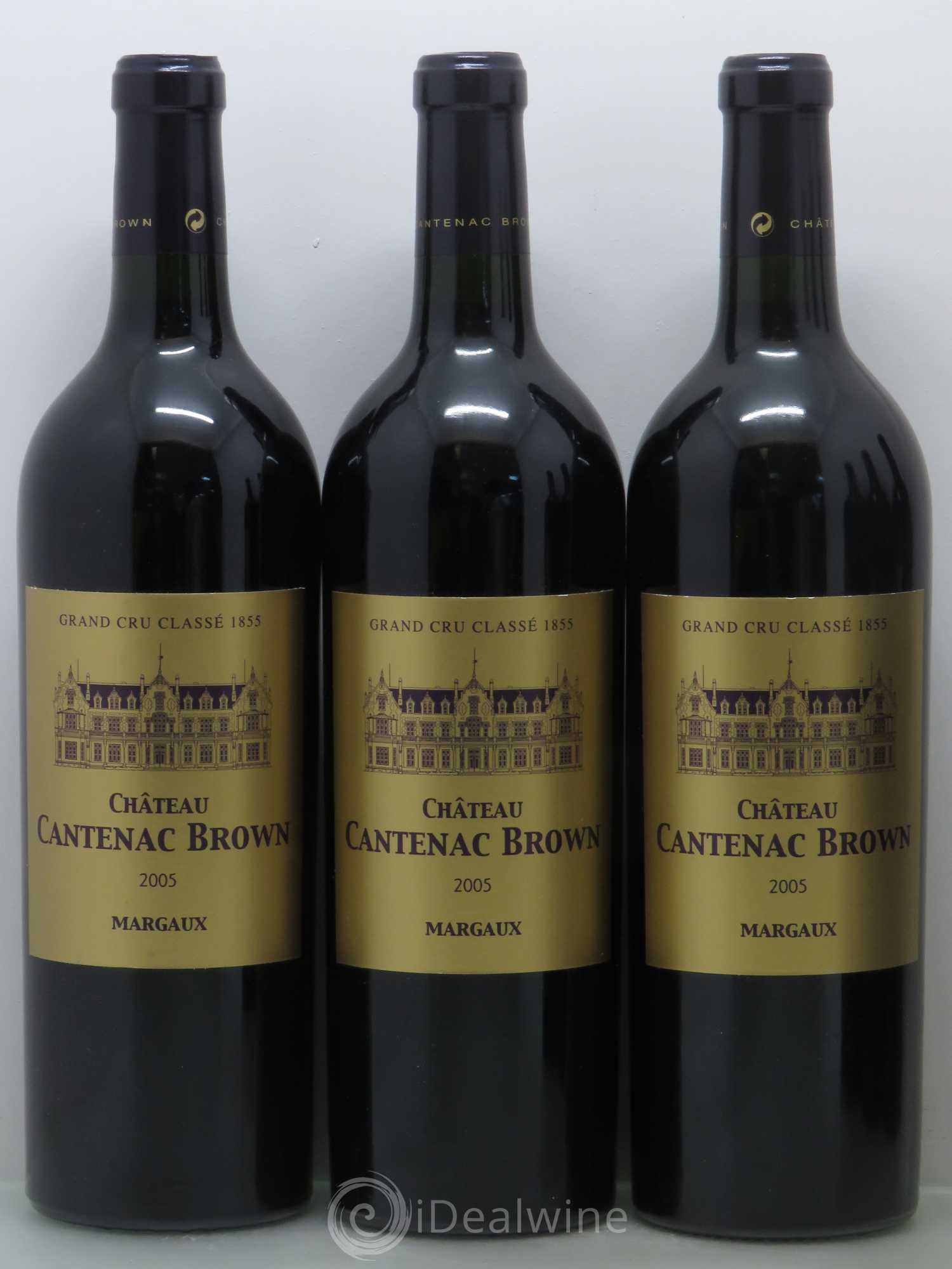 Château Cantenac Brown 3ème Grand Cru Classé 2005 - Lot de 6 bouteilles - 1