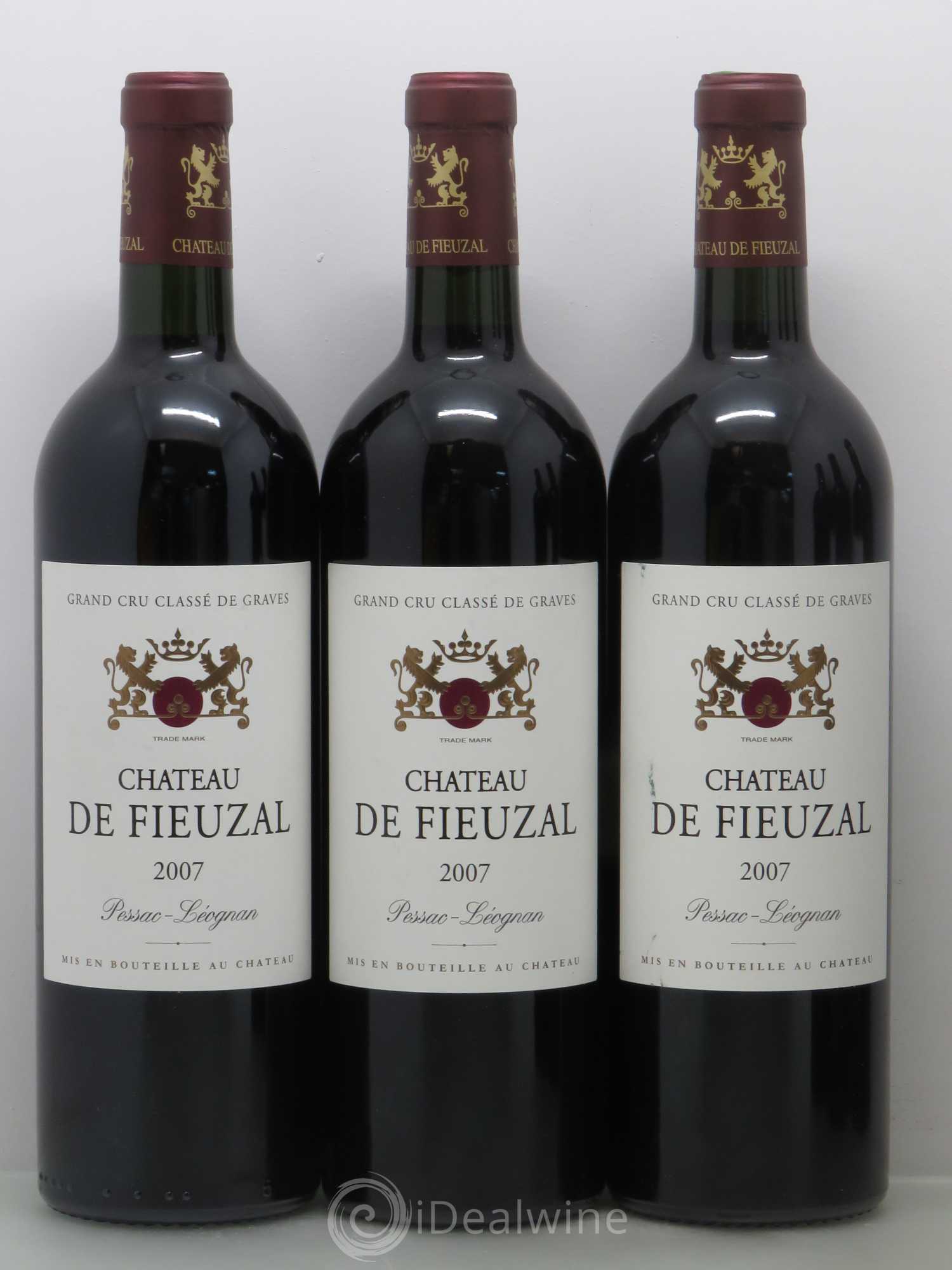 Château de Fieuzal Cru Classé de Graves 2007 - Lot de 6 bouteilles - 1
