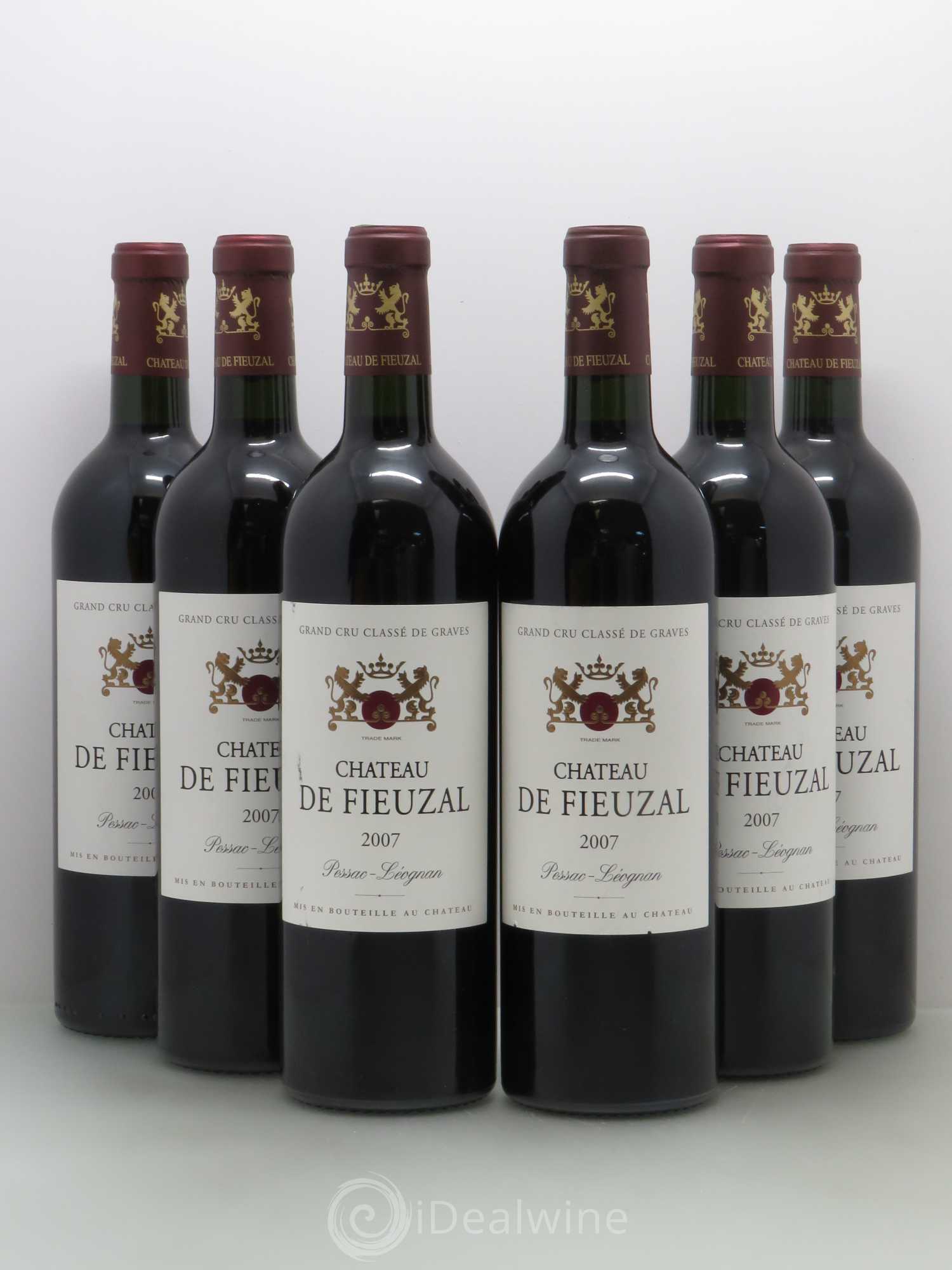 Château de Fieuzal Cru Classé de Graves 2007 - Lot de 6 bouteilles - 0