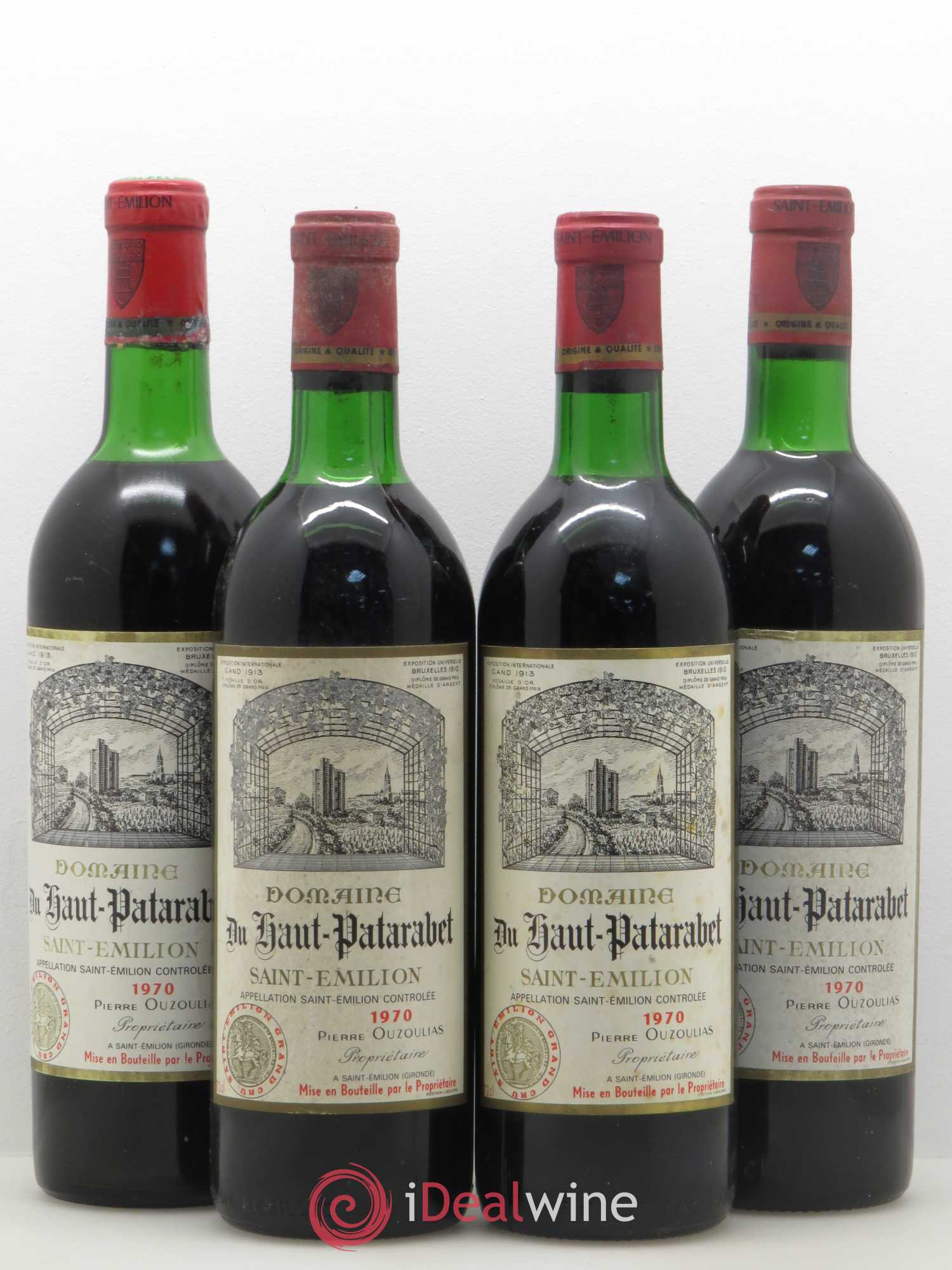 Saint-Émilion Domaine du Haut Patarabet 1970 - Posten von 4 Flaschen - 0