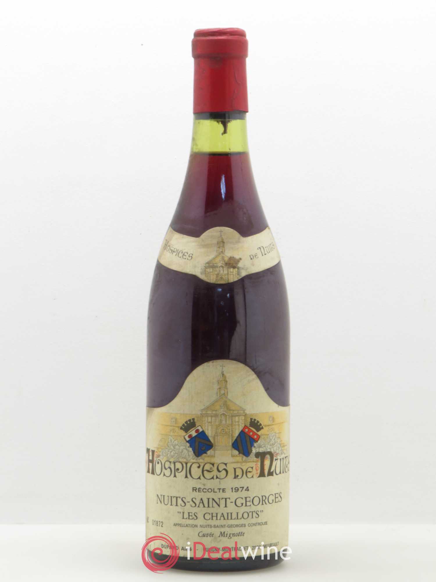 Nuits-Saint-Georges 1er Cru Les Chaillots Cuvee Mignotte Dupart Aine 1974 - Posten von 1 Flasche - 0