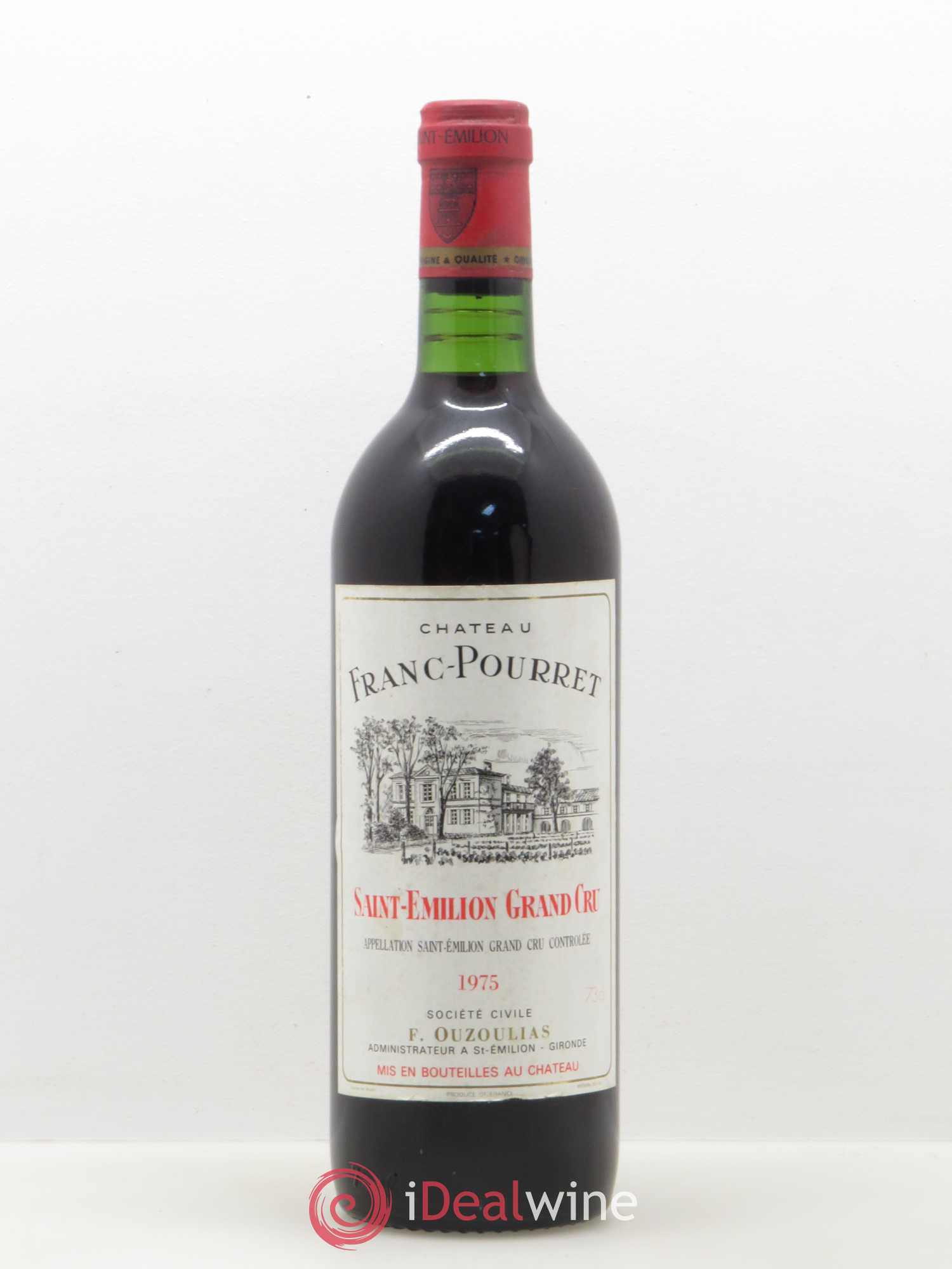 Saint-Émilion Château Franc Pourret 1975 - Lot de 1 bouteille - 0