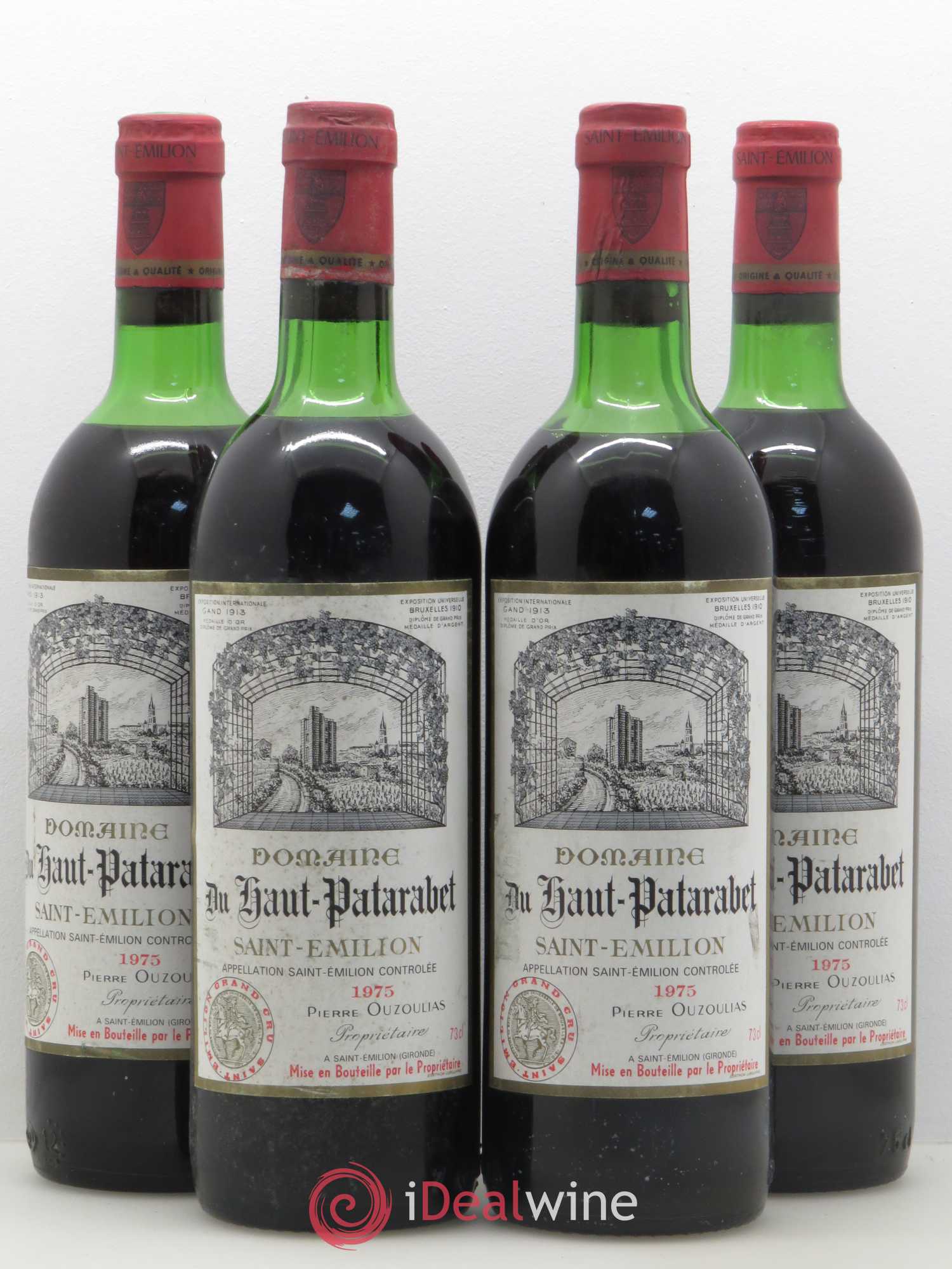 Saint-Émilion Domaine du Haut Patarabet (sans prix de réserve) 1975 - Posten von 4 Flaschen - 0