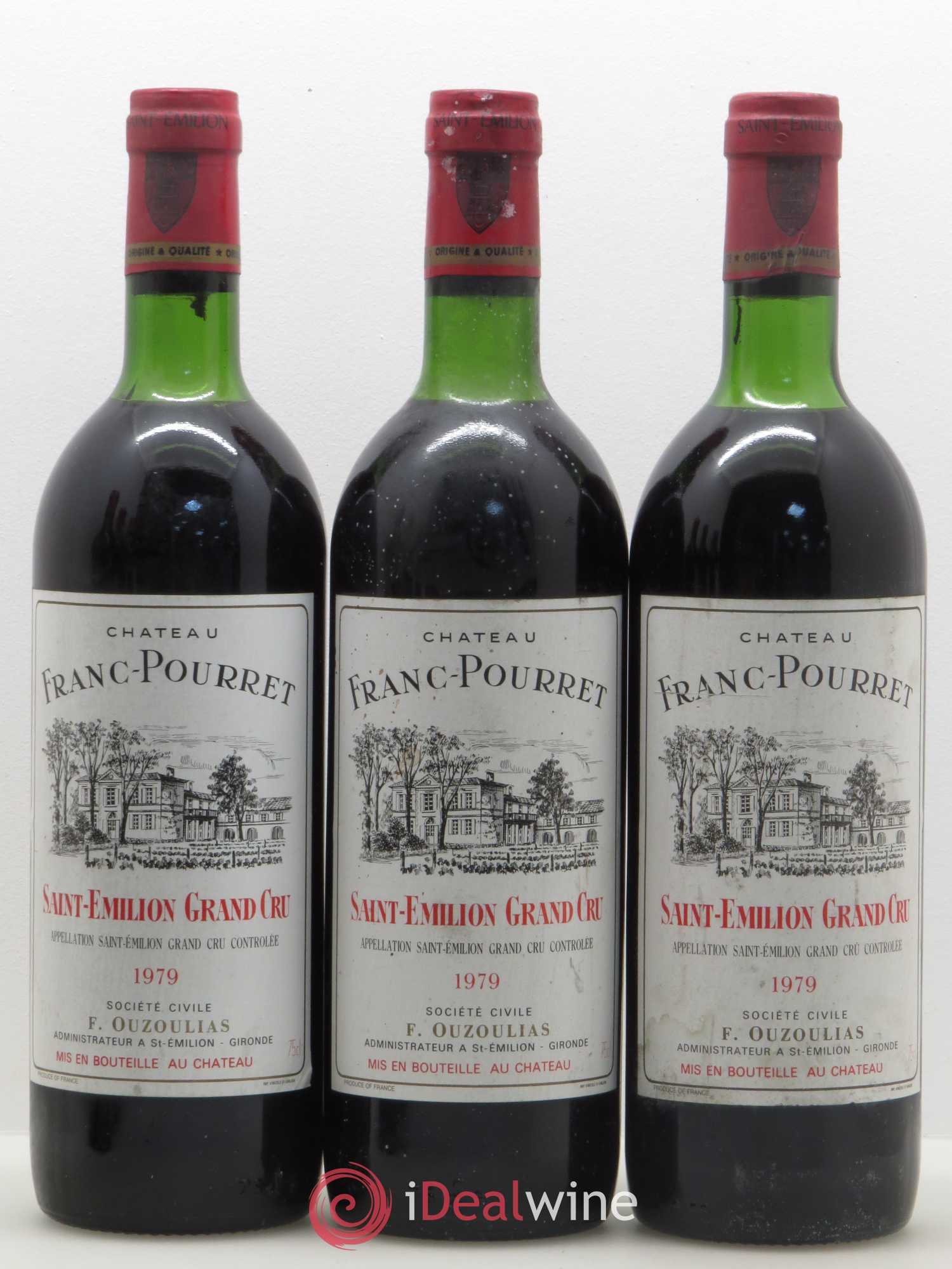Saint-Émilion Château Franc Pourret (sans prix de réserve) 1979 - Posten von 6 Flaschen - 1
