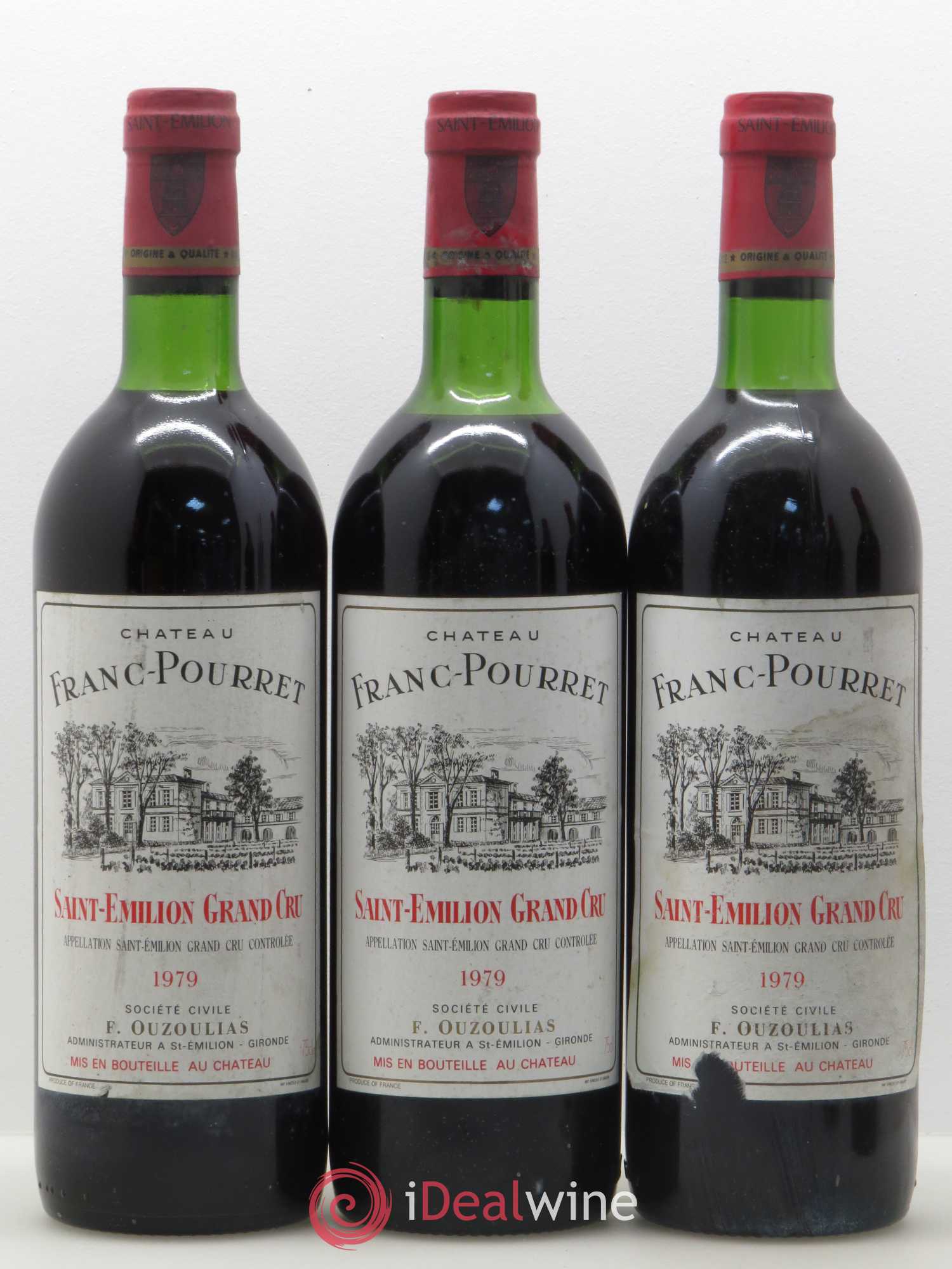 Saint-Émilion Château Franc Pourret (sans prix de réserve) 1979 - Posten von 6 Flaschen - 2
