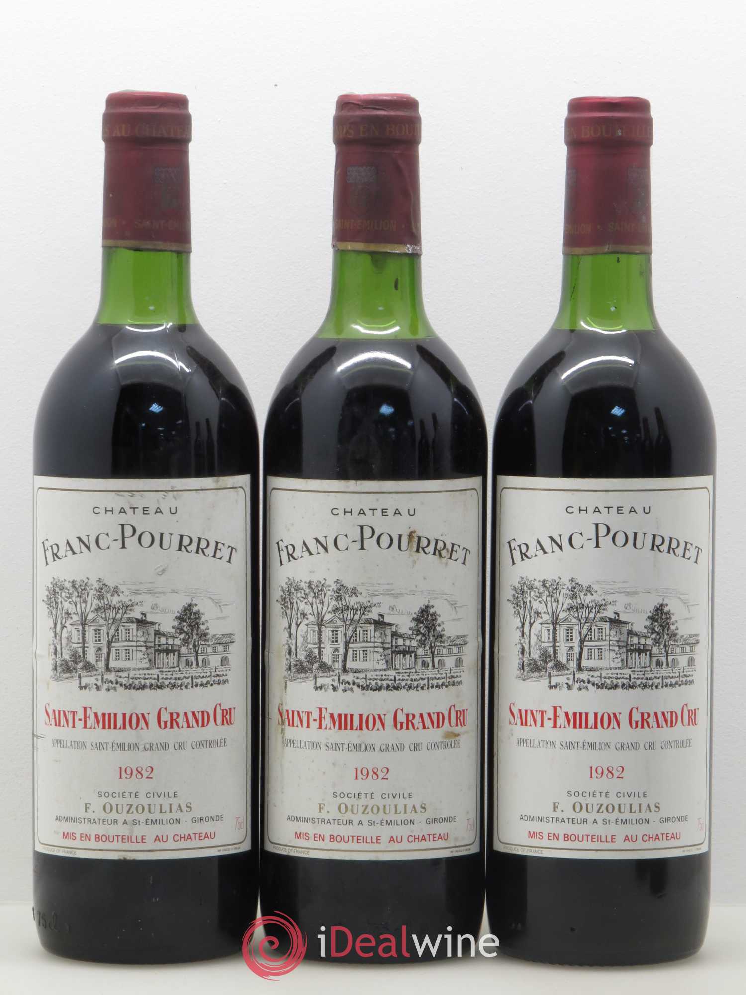 Saint-Émilion Château Franc Pourret (sans prix de réserve) 1982 - Posten von 5 Flaschen - 1