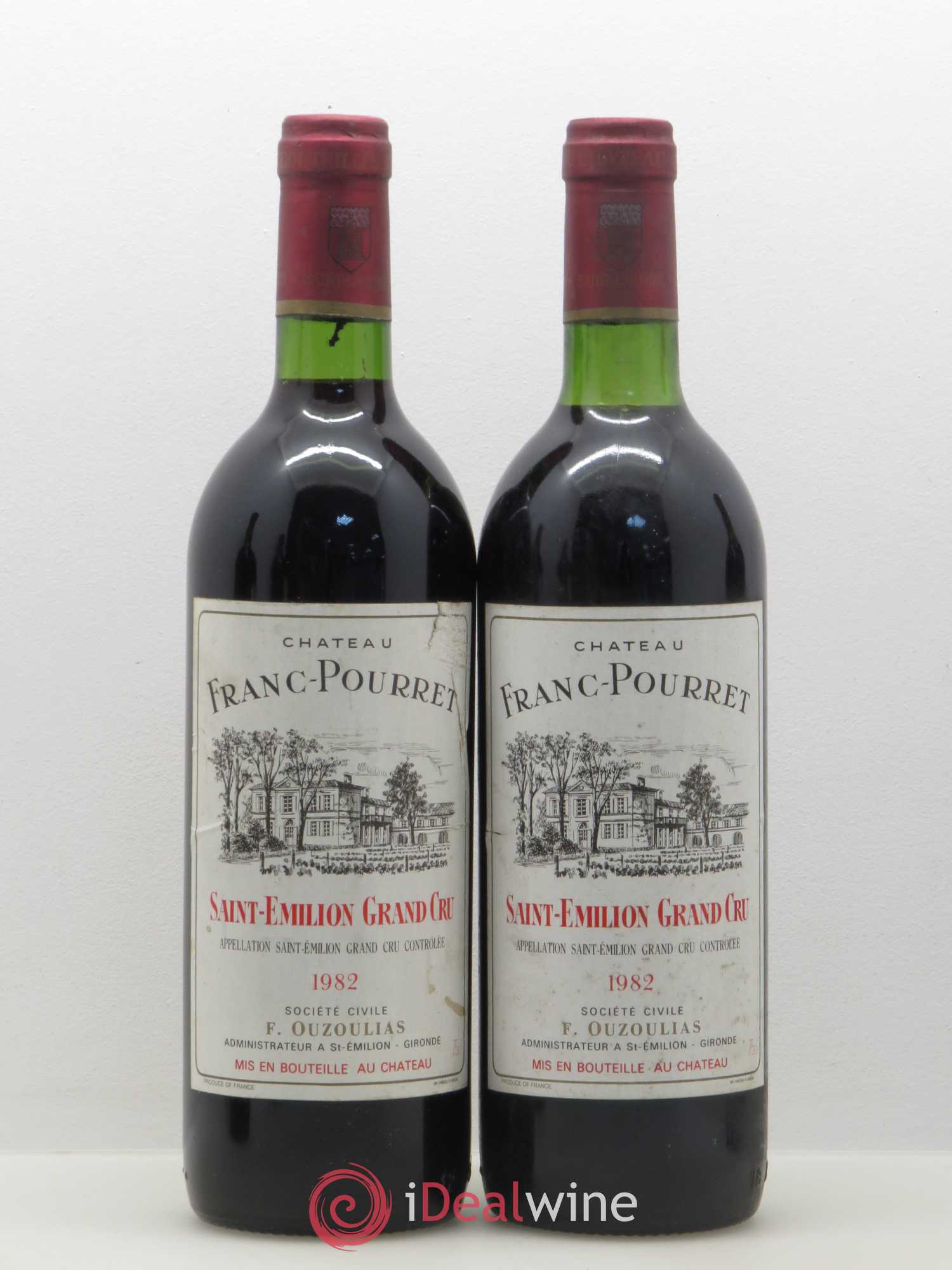 Saint-Émilion Château Franc Pourret (sans prix de réserve) 1982 - Posten von 5 Flaschen - 2