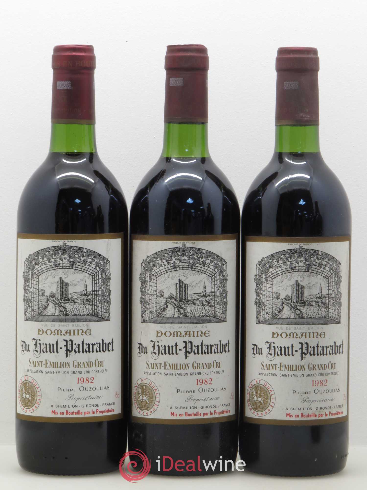 Saint-Émilion Domaine du Haut Patarabet 1982 - Posten von 6 Flaschen - 1
