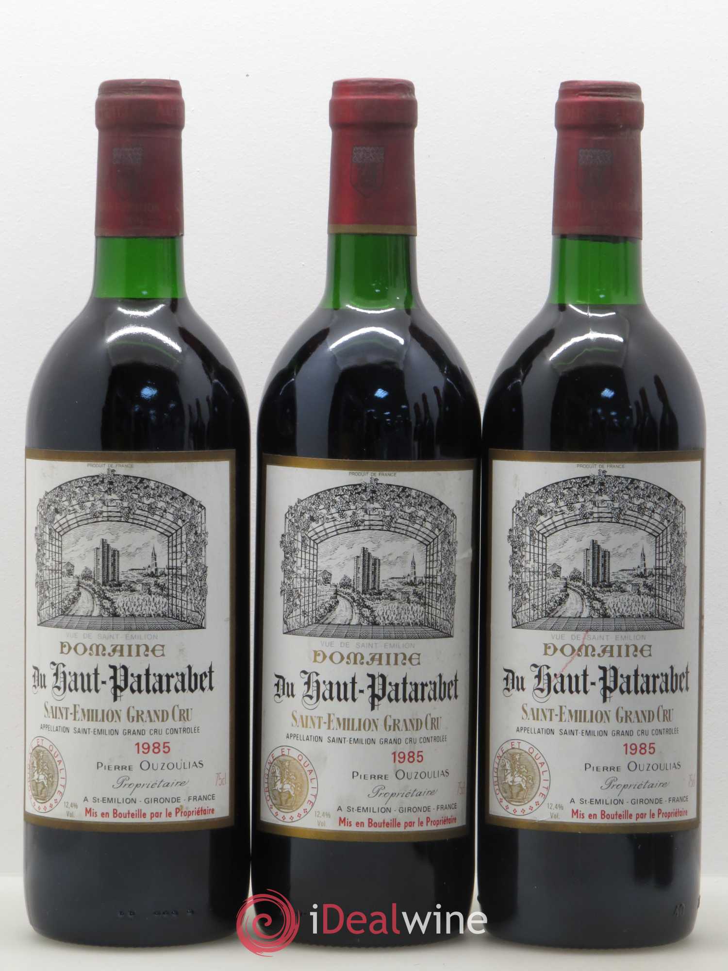 Saint-Émilion Domaine du Haut Patarabet 1985 - Posten von 6 Flaschen - 1