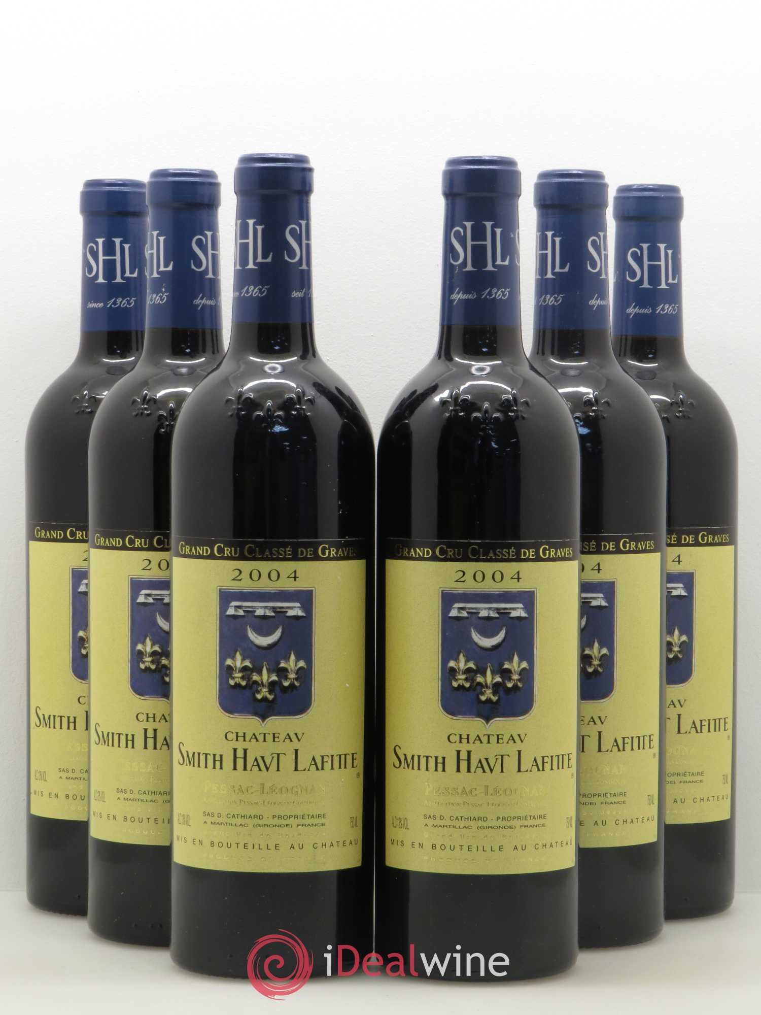 Château Smith Haut Lafitte Cru Classé de Graves 2004 - Lot de 6 bouteilles - 0