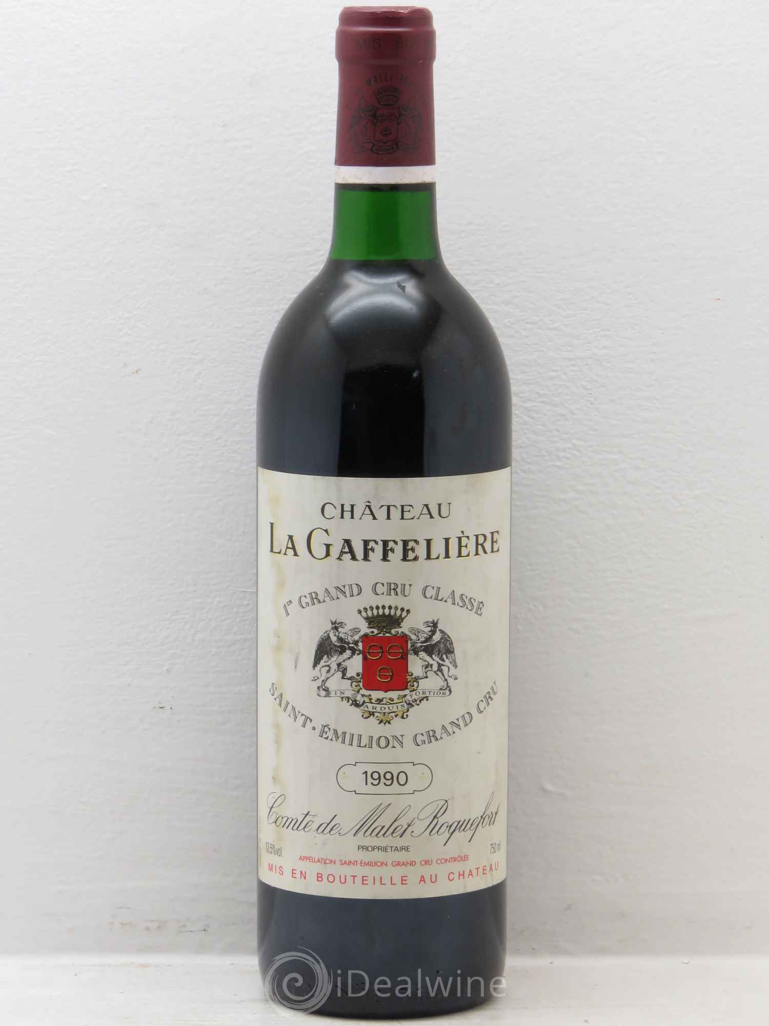 Château la Gaffelière 1er Grand Cru Classé B 1990 - Lot de 1 bouteille - 0