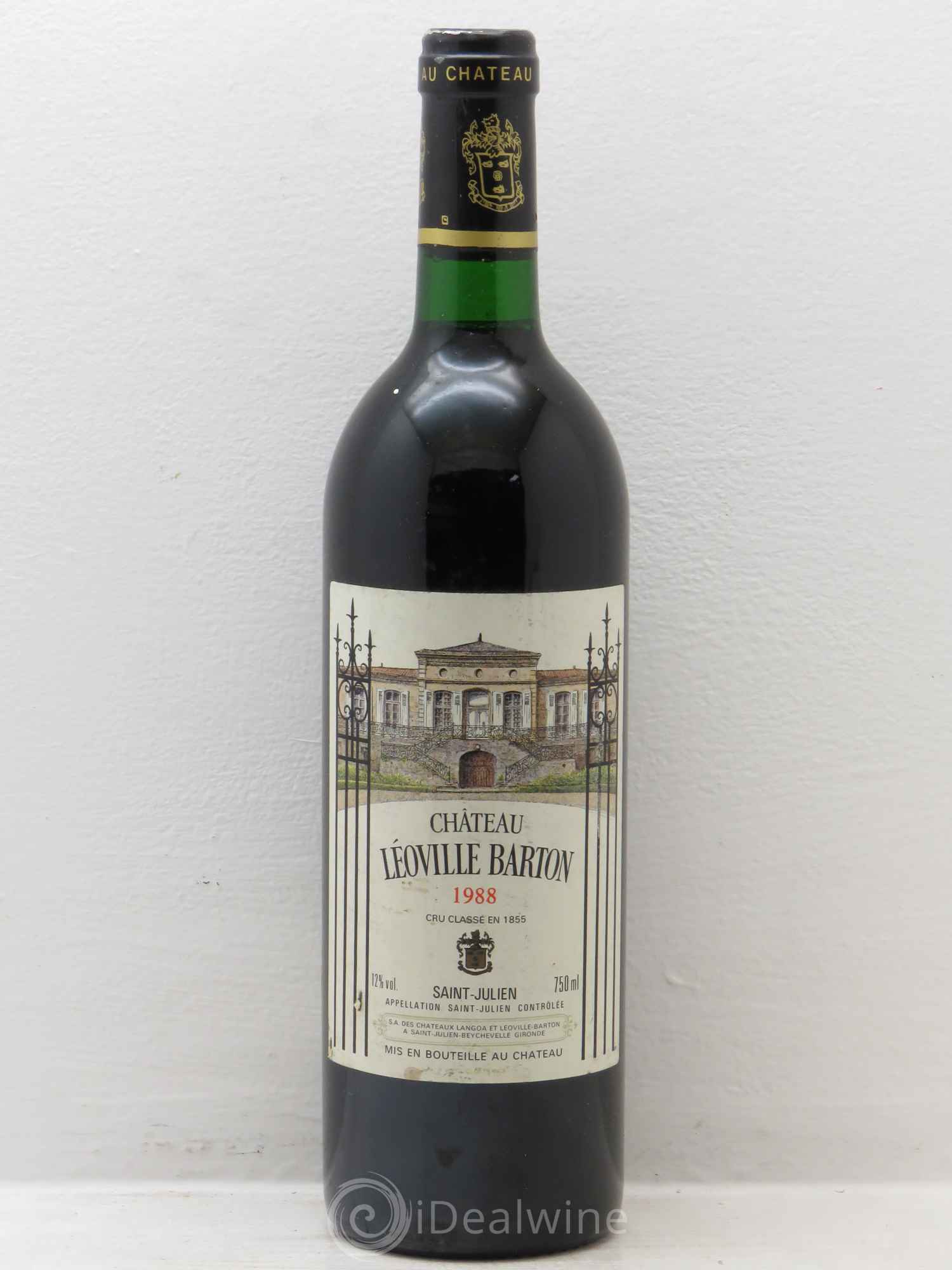Château Léoville Barton 2ème Grand Cru Classé 1988 - Lot de 1 bouteille - 0