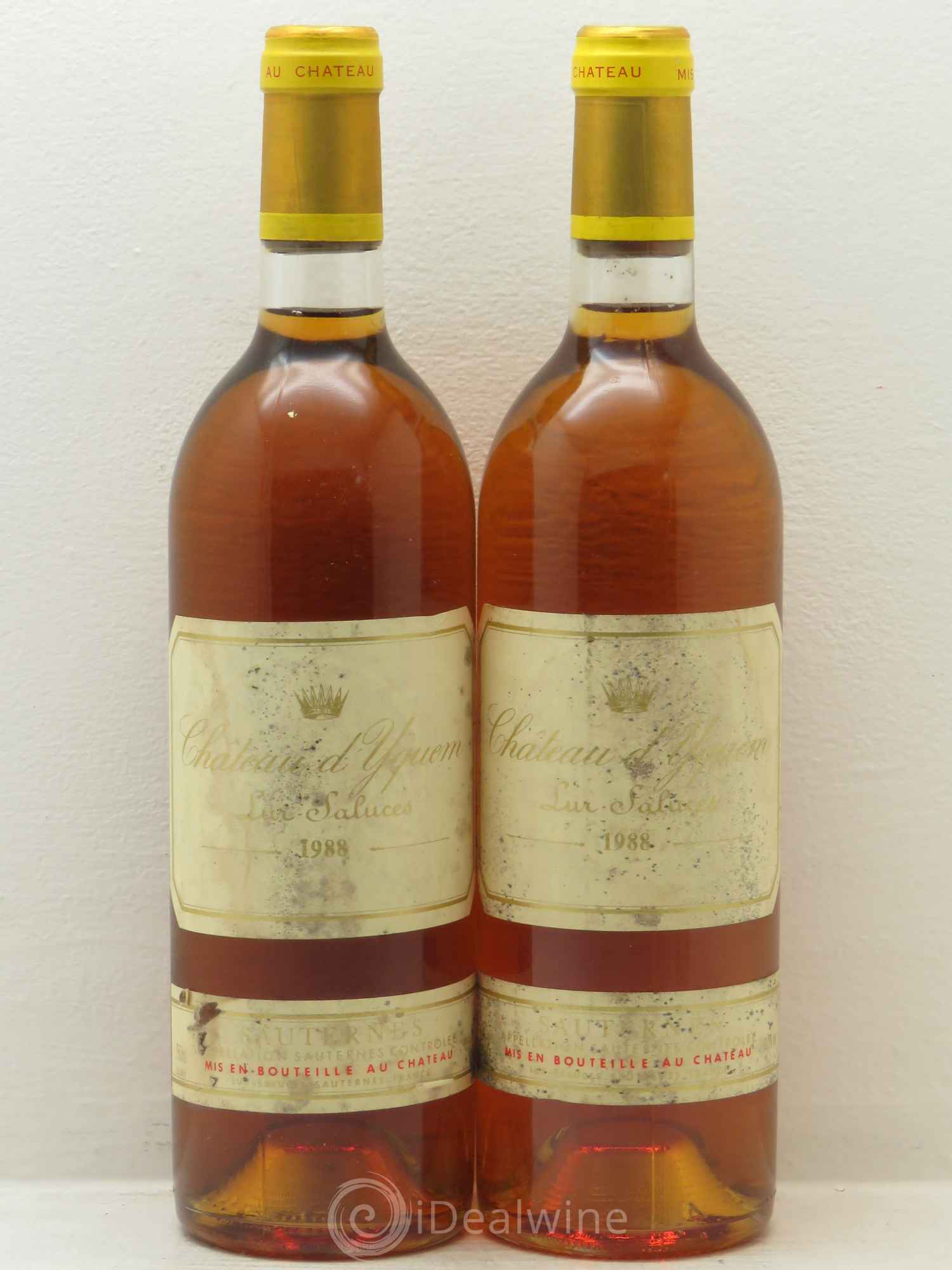 Château d' Yquem 1er Cru Classé Supérieur 1988 - Lotto di 2 bottiglie - 0