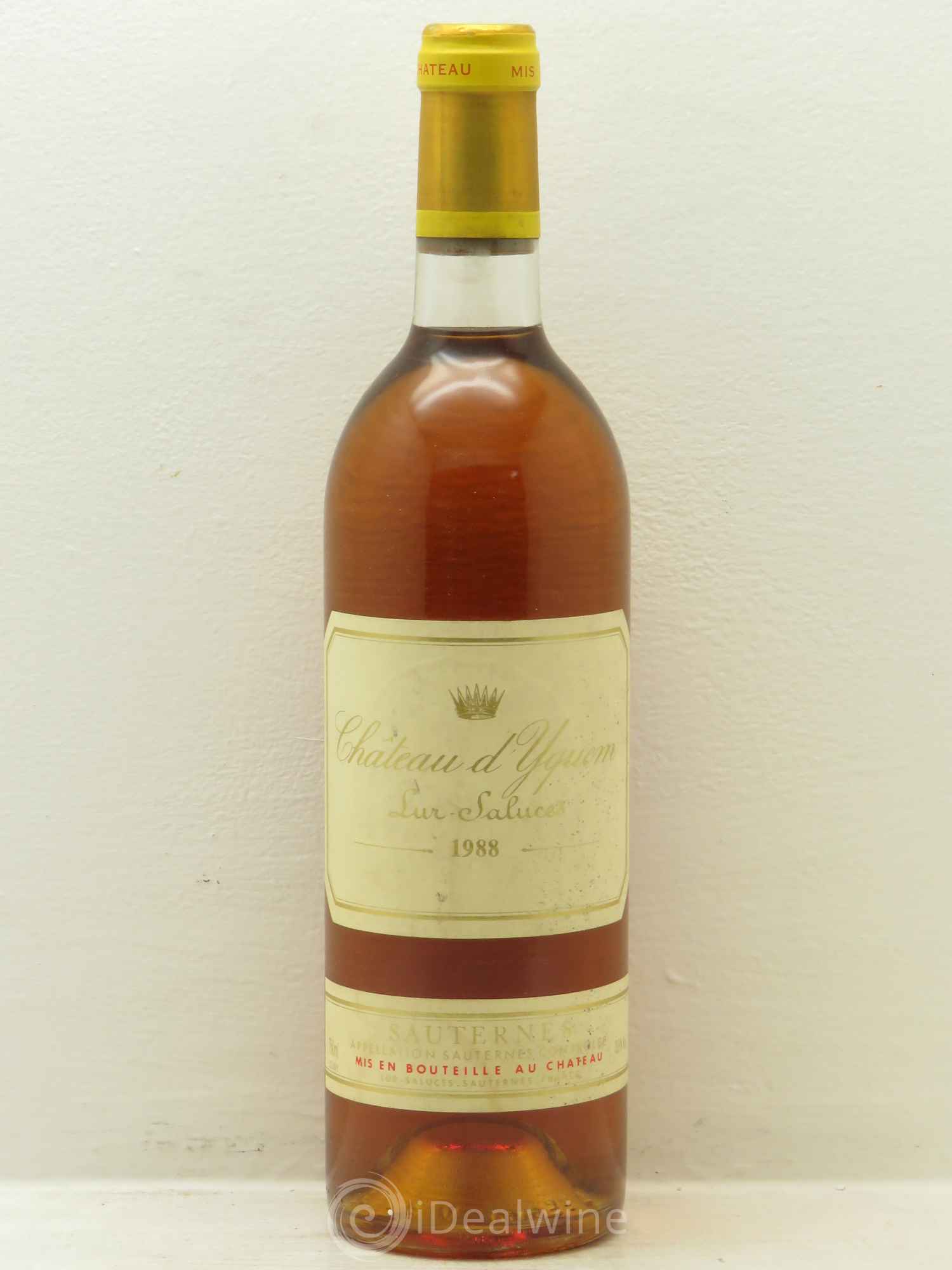 Château d' Yquem 1er Cru Classé Supérieur 1988 - Lotto di 1 bottiglia - 0