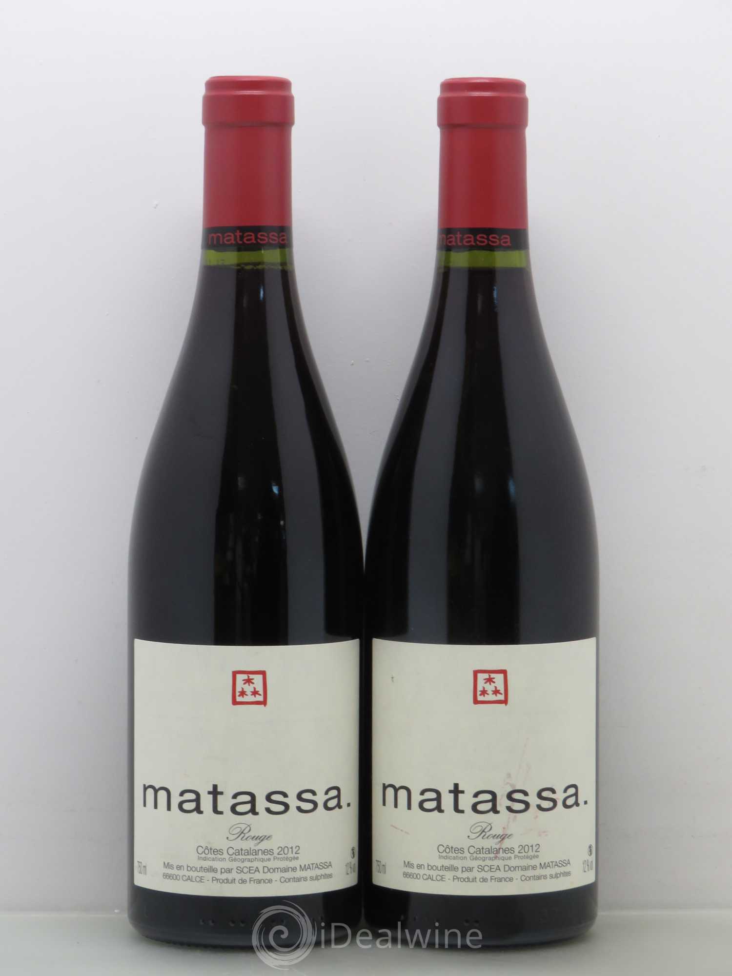 Côtes Catalanes Matassa Matassa 2012 - Lot de 2 bouteilles - 0
