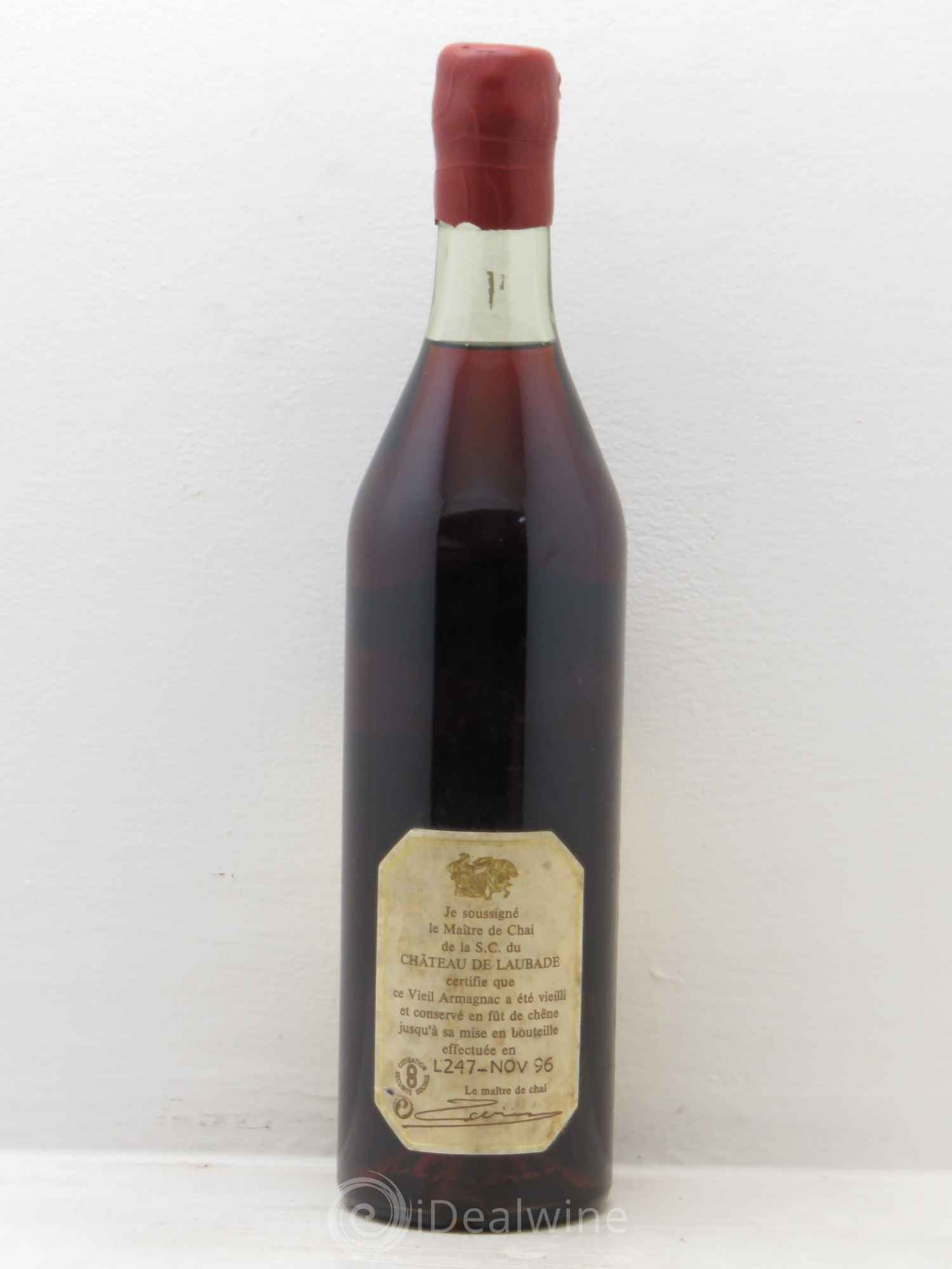 Bas-Armagnac Château Laubade 1966 - Posten von 1 Flasche - 1